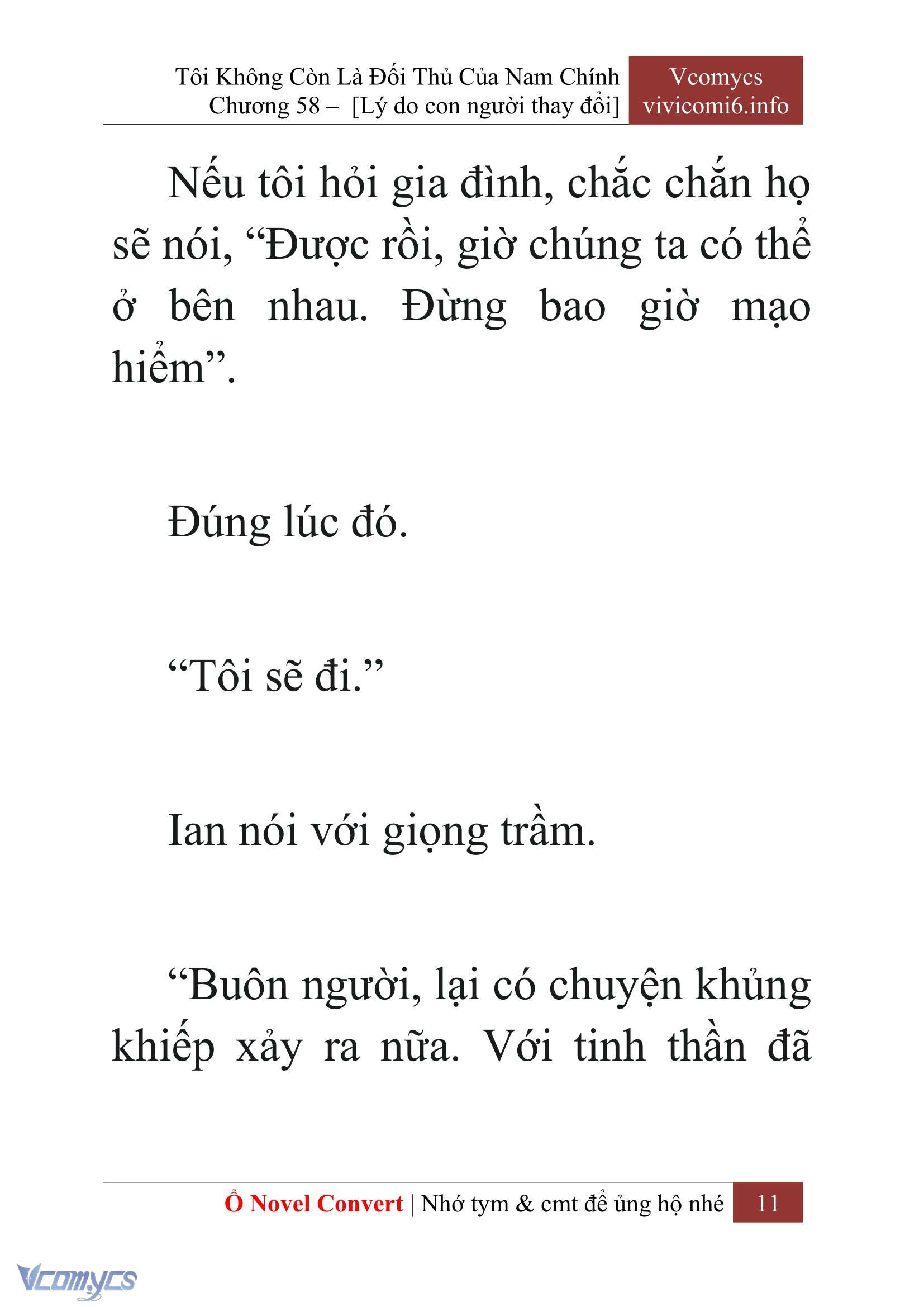 [Novel] Tôi Không Còn Là Đối Thủ Của Nam Chính Chapter  58 - 13