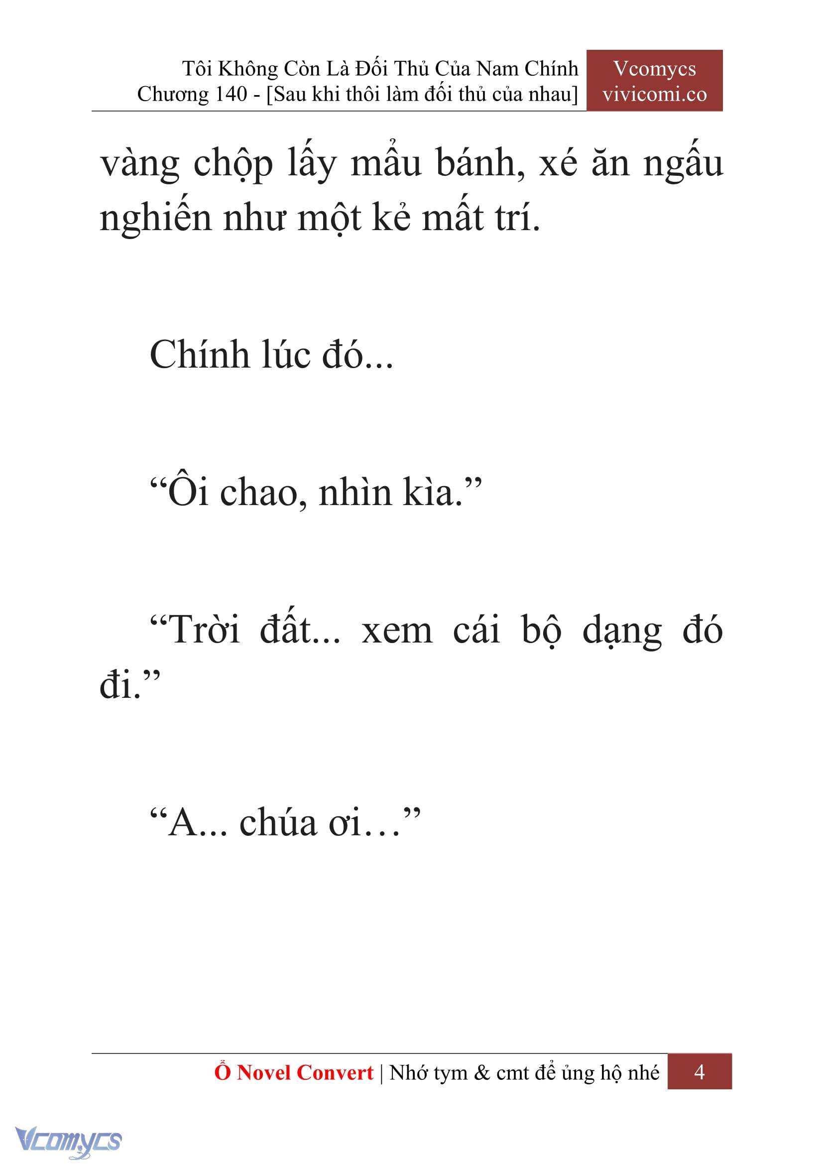 [Novel] Tôi Không Còn Là Đối Thủ Của Nam Chính Chapter  140 - 6
