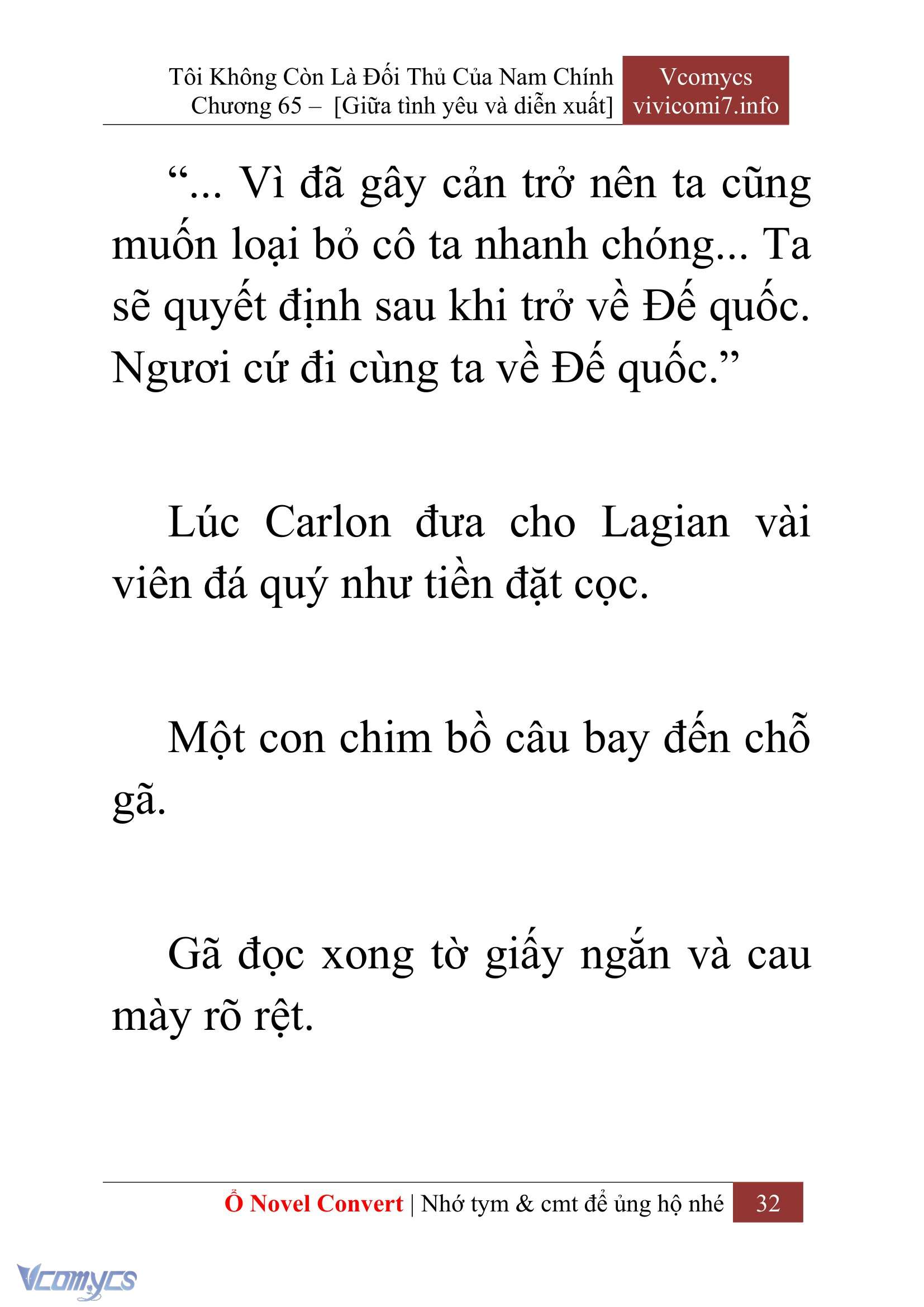 [Novel] Tôi Không Còn Là Đối Thủ Của Nam Chính Chapter  65 - 34