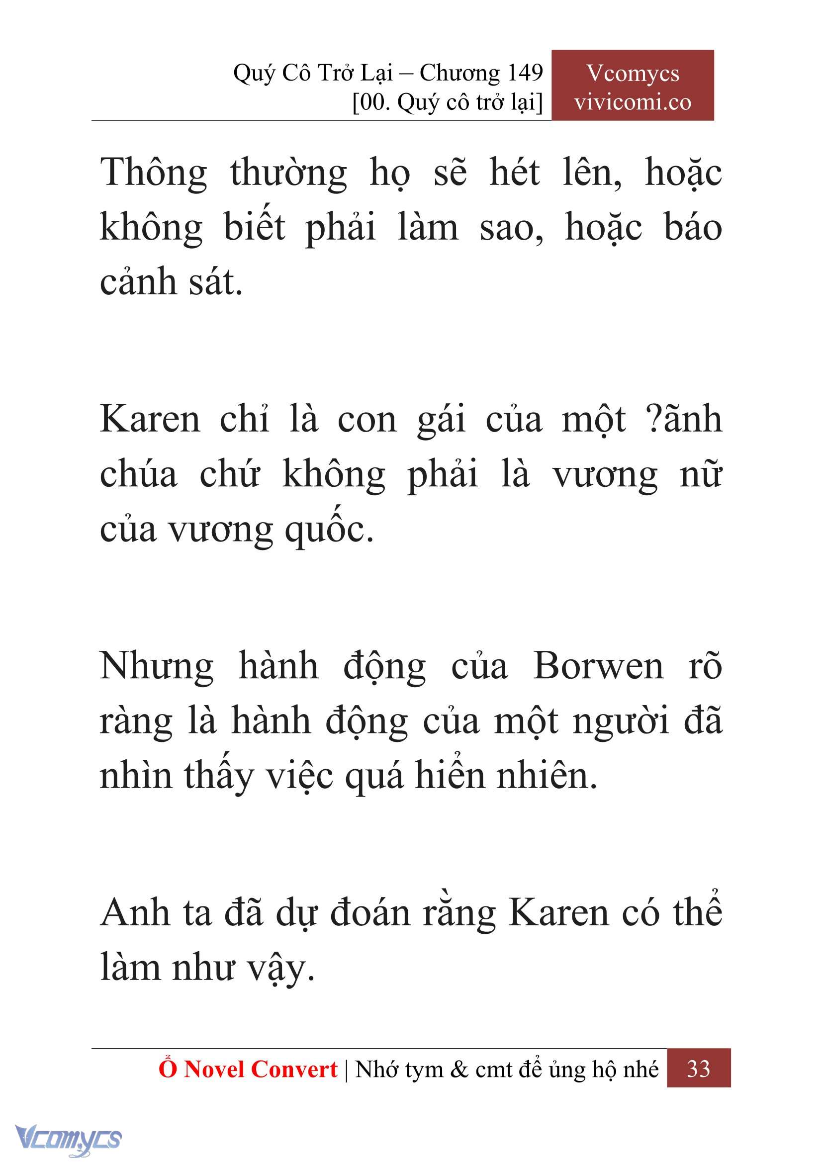 [Novel] Quý Cô Trở Lại Chapter  149 - 35