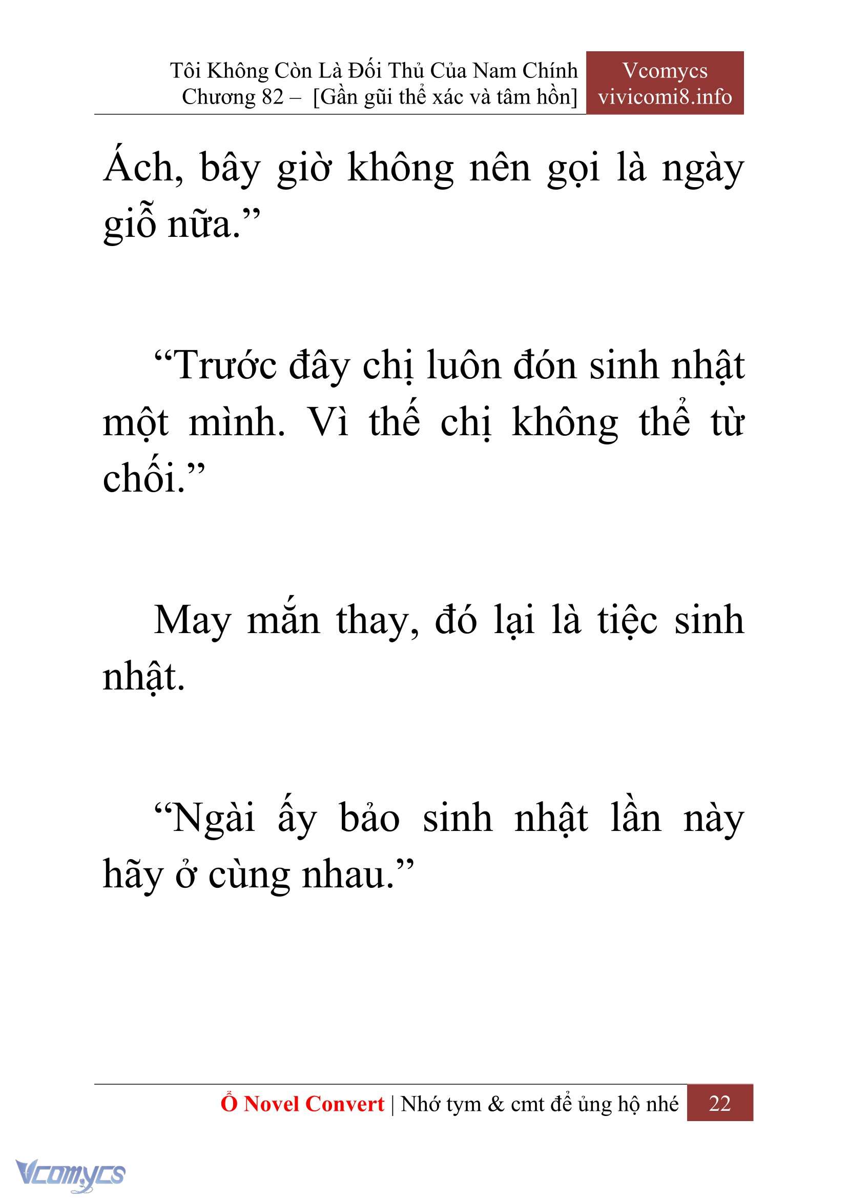 [Novel] Tôi Không Còn Là Đối Thủ Của Nam Chính Chapter  82 - 24