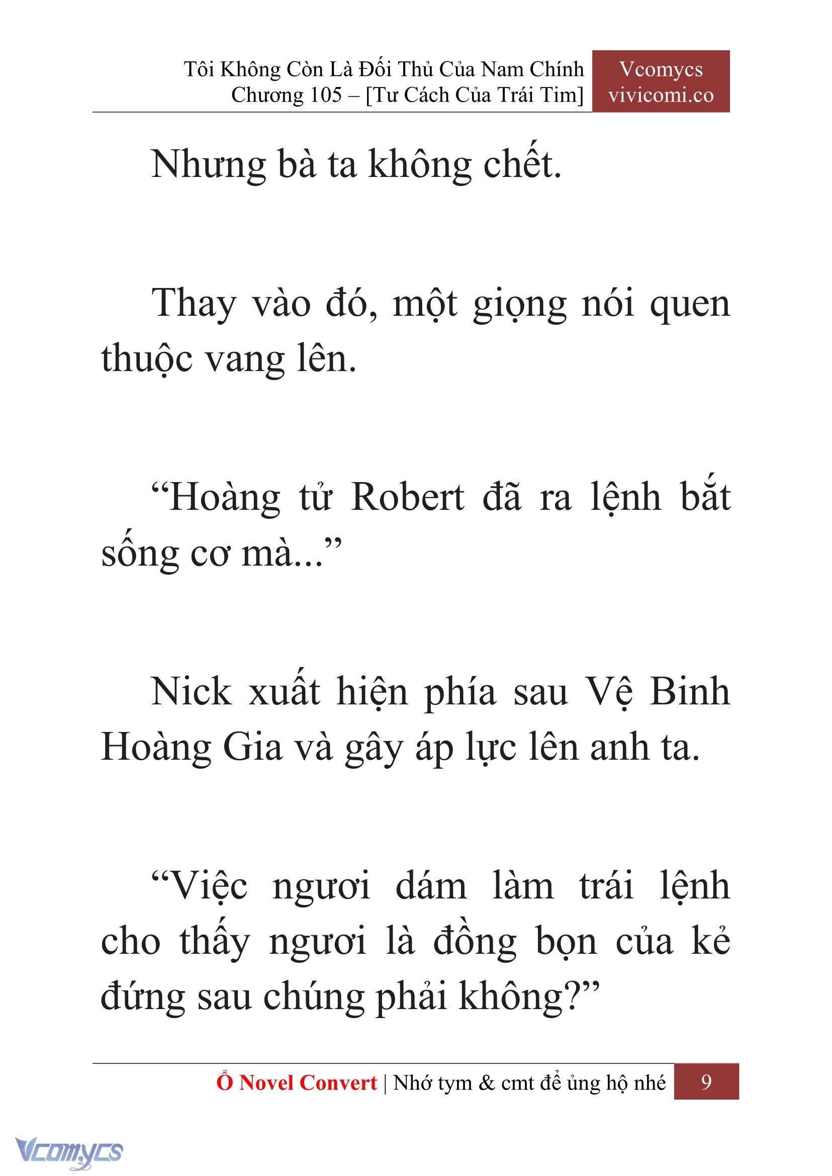 [Novel] Tôi Không Còn Là Đối Thủ Của Nam Chính Chapter  105 - 11