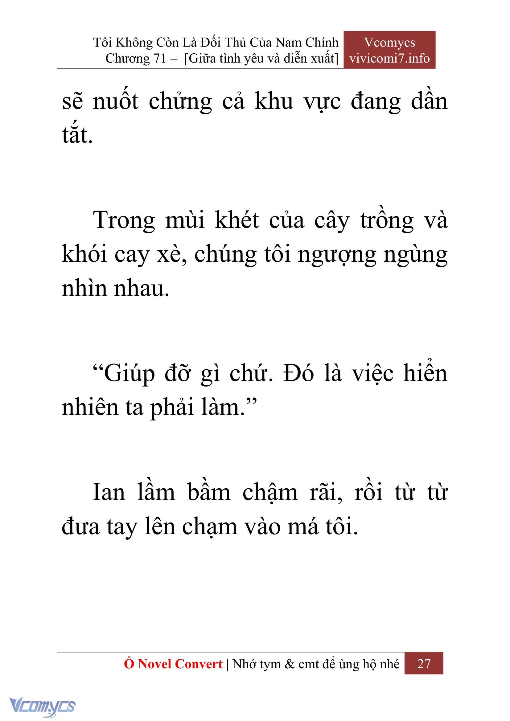 [Novel] Tôi Không Còn Là Đối Thủ Của Nam Chính Chapter  71 - 29
