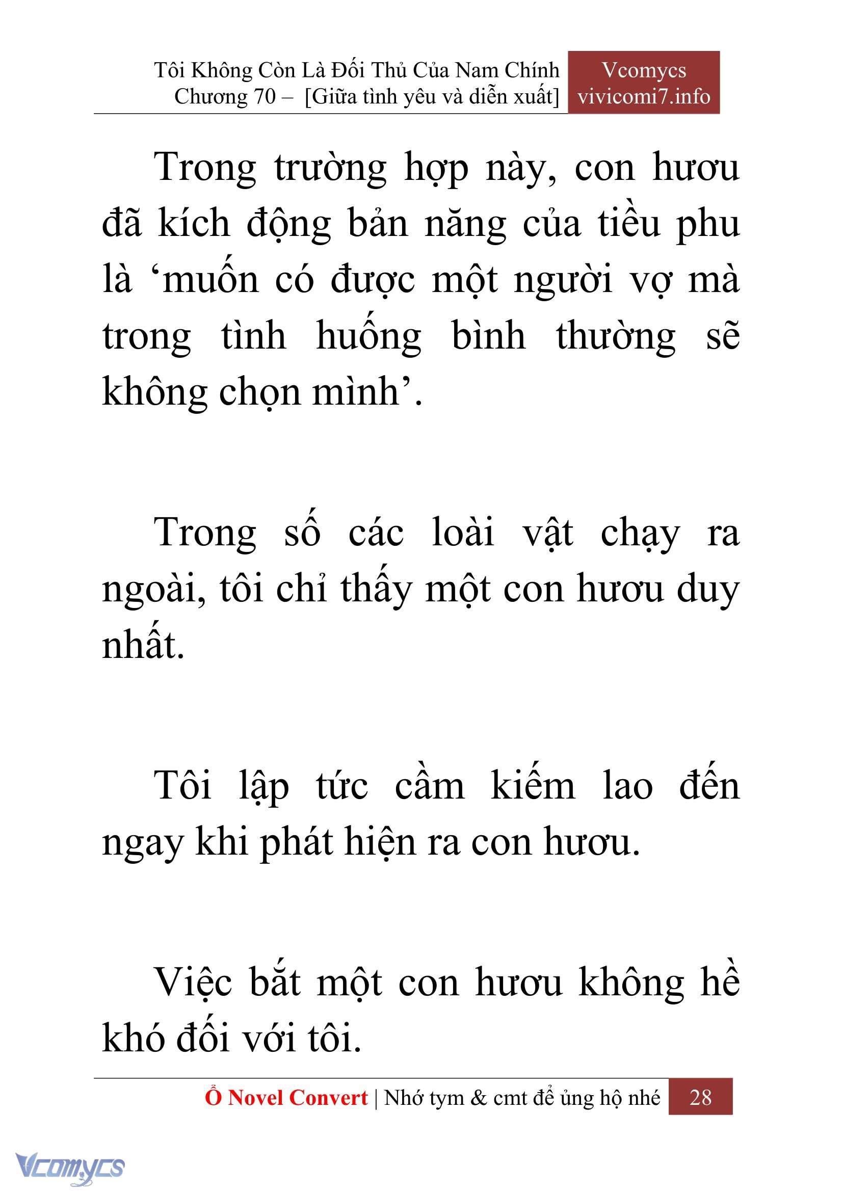 [Novel] Tôi Không Còn Là Đối Thủ Của Nam Chính Chapter  70 - 30