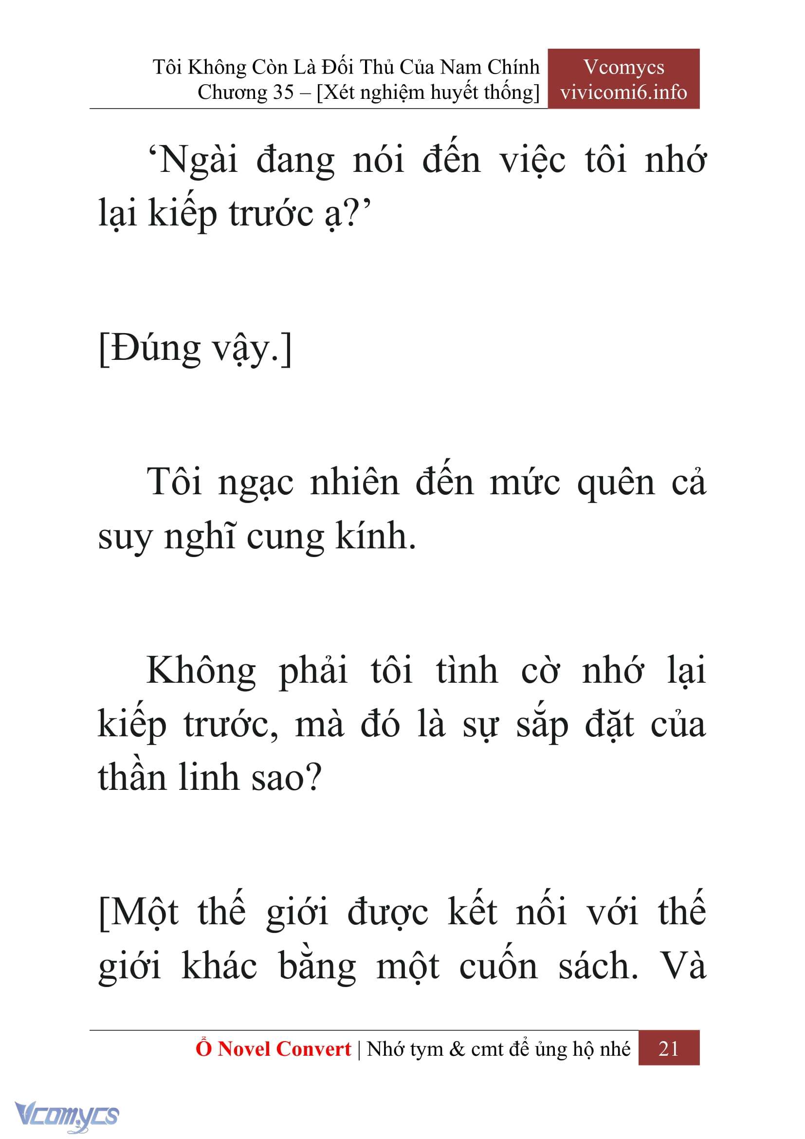 [Novel] Tôi Không Còn Là Đối Thủ Của Nam Chính Chapter  35 - 23