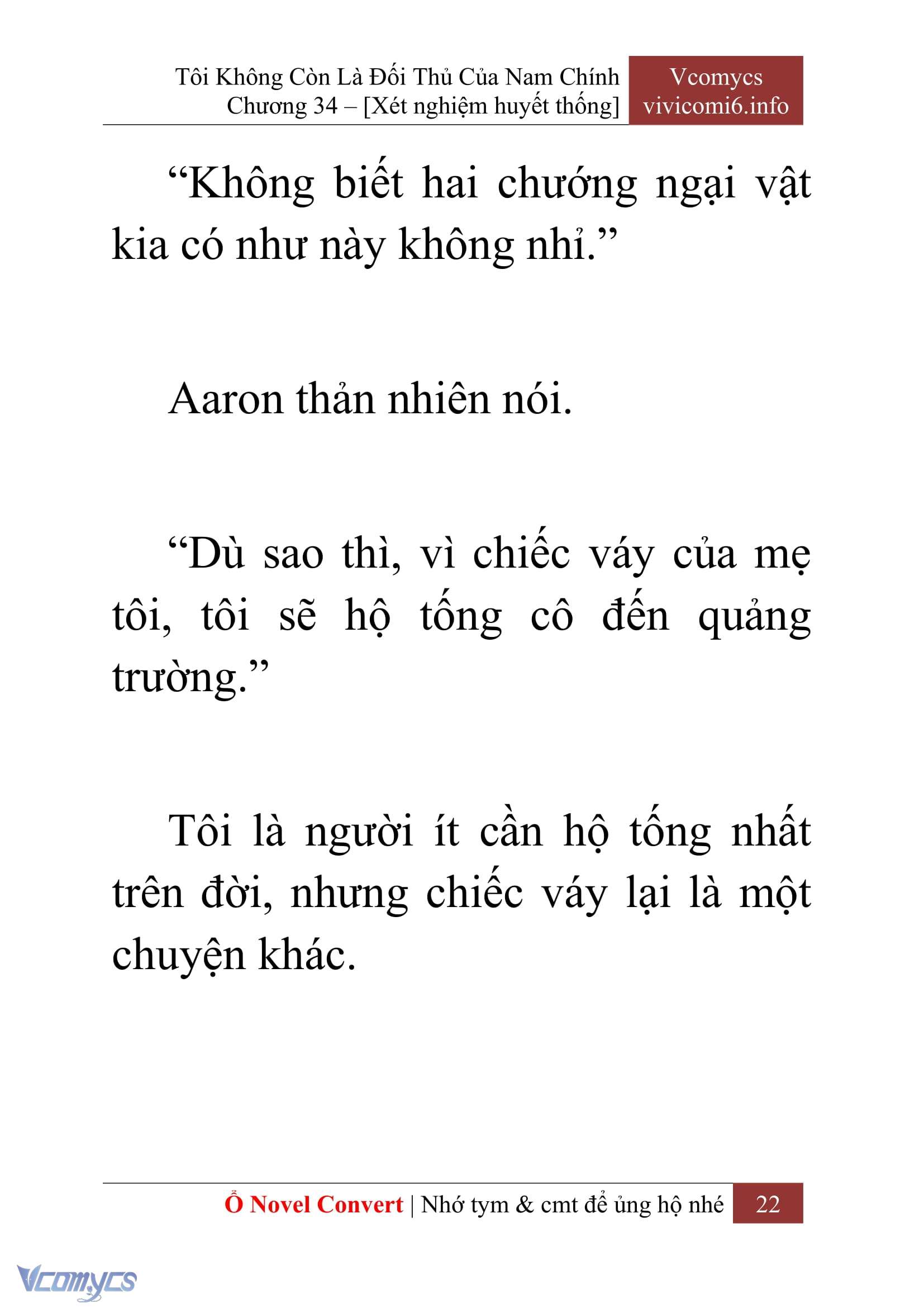 [Novel] Tôi Không Còn Là Đối Thủ Của Nam Chính Chapter  34 - 24