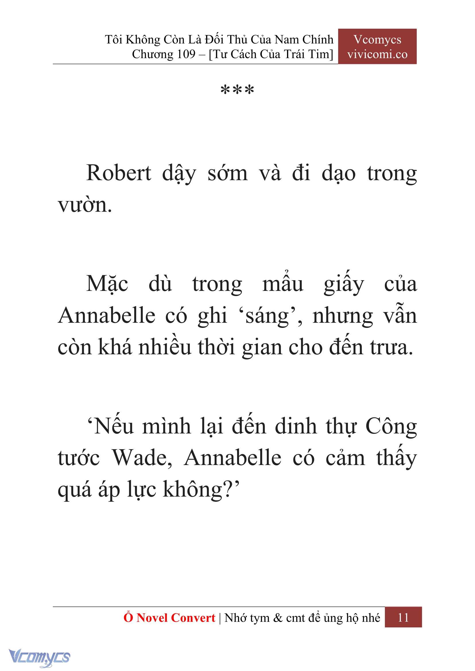 [Novel] Tôi Không Còn Là Đối Thủ Của Nam Chính Chapter  109 - 13