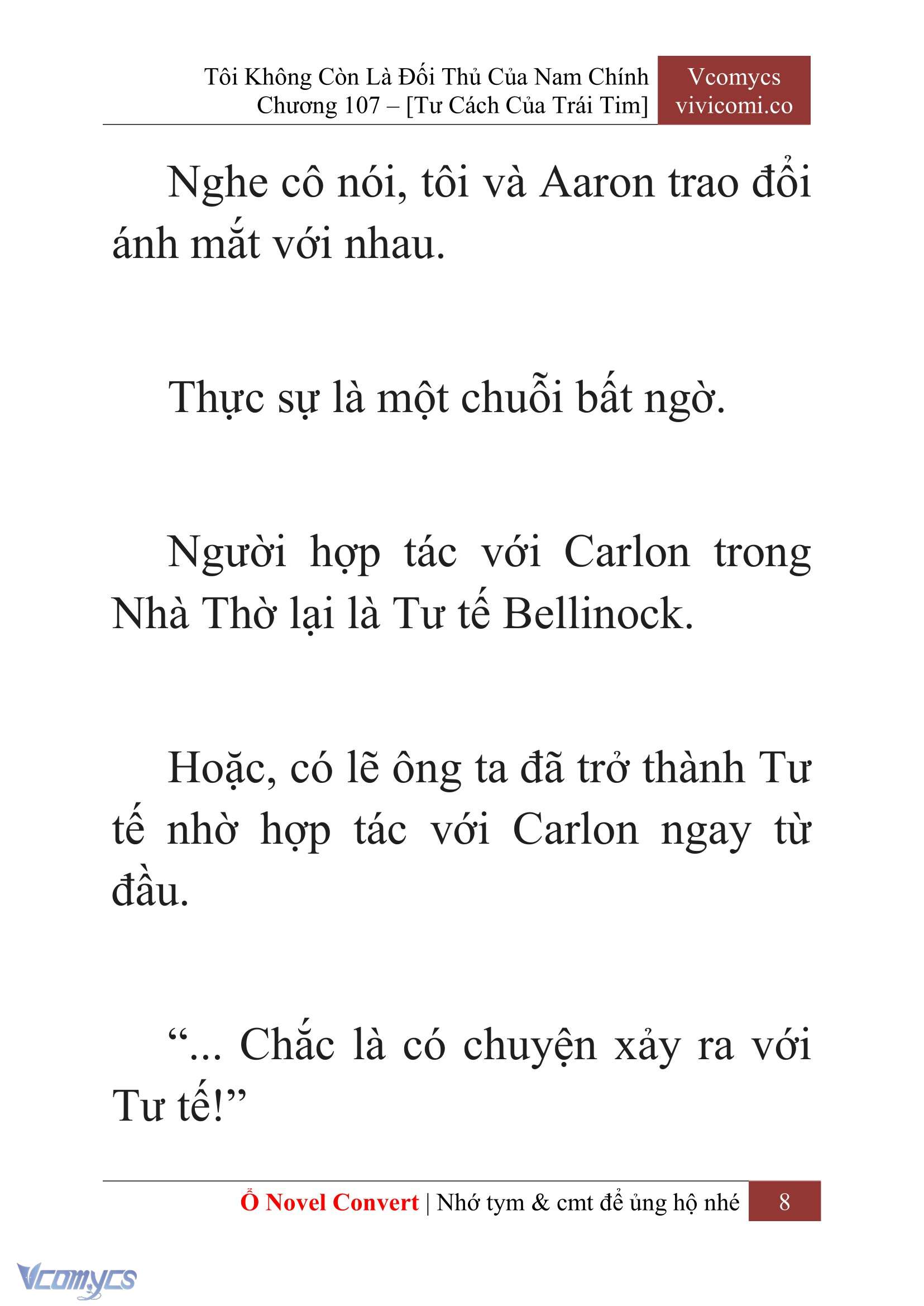 [Novel] Tôi Không Còn Là Đối Thủ Của Nam Chính Chapter  107 - 10