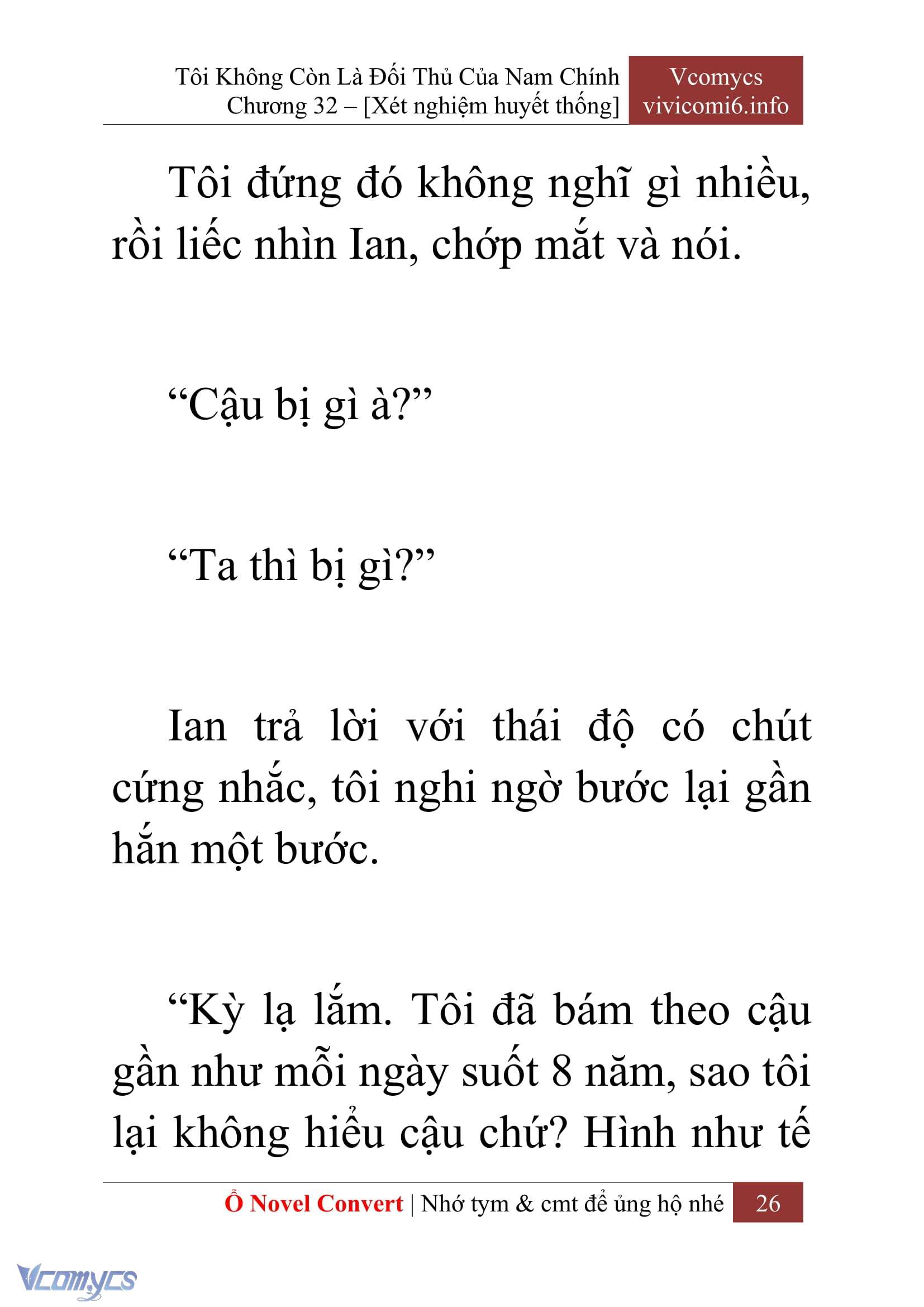 [Novel] Tôi Không Còn Là Đối Thủ Của Nam Chính Chapter  32 - 28