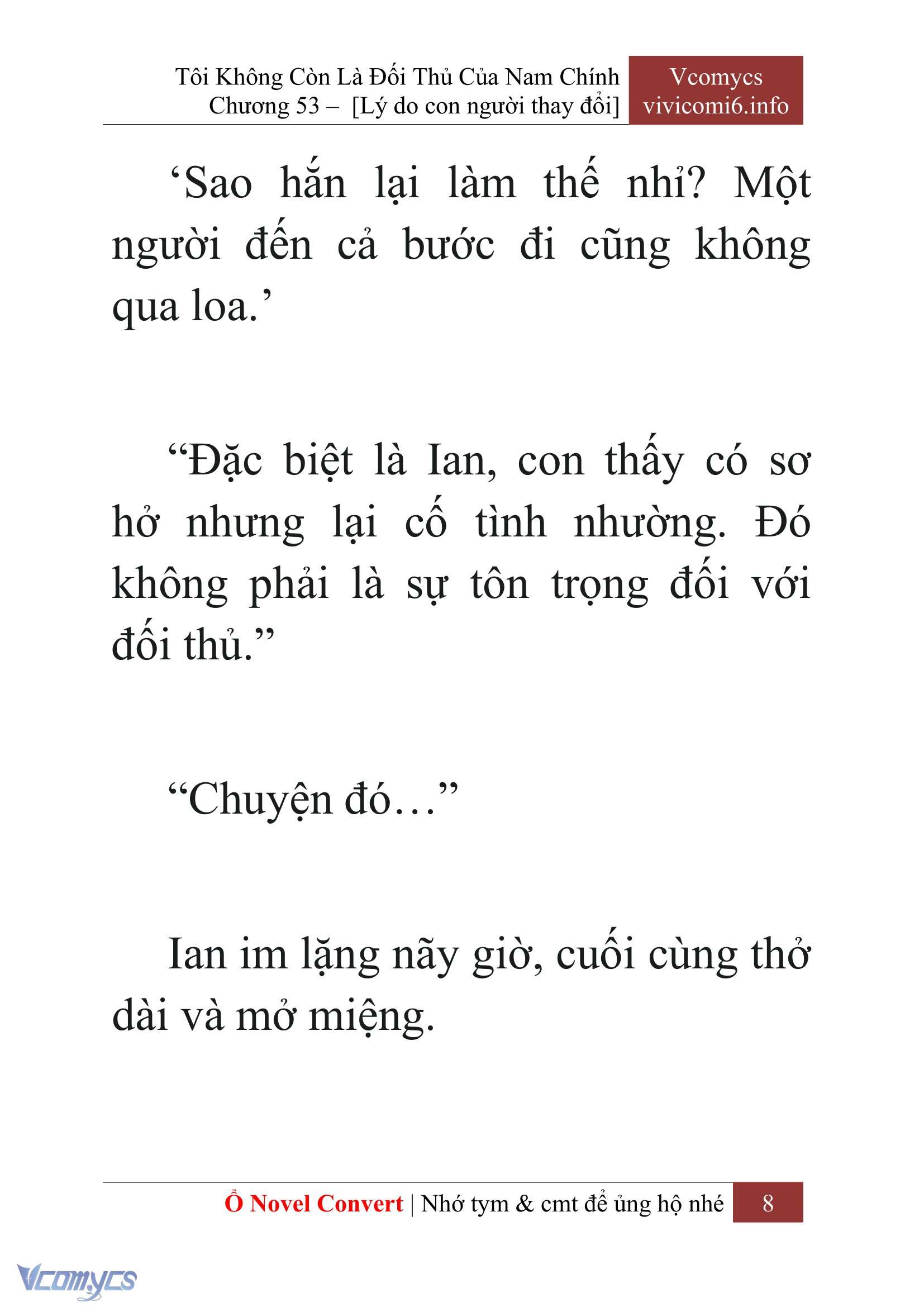 [Novel] Tôi Không Còn Là Đối Thủ Của Nam Chính Chapter  53 - 10