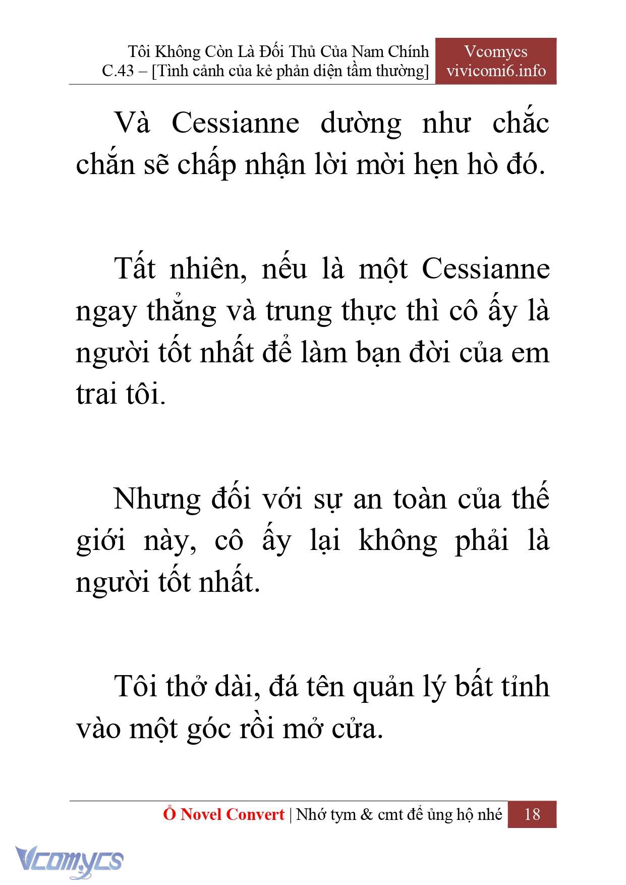 [Novel] Tôi Không Còn Là Đối Thủ Của Nam Chính Chapter  43 - 20