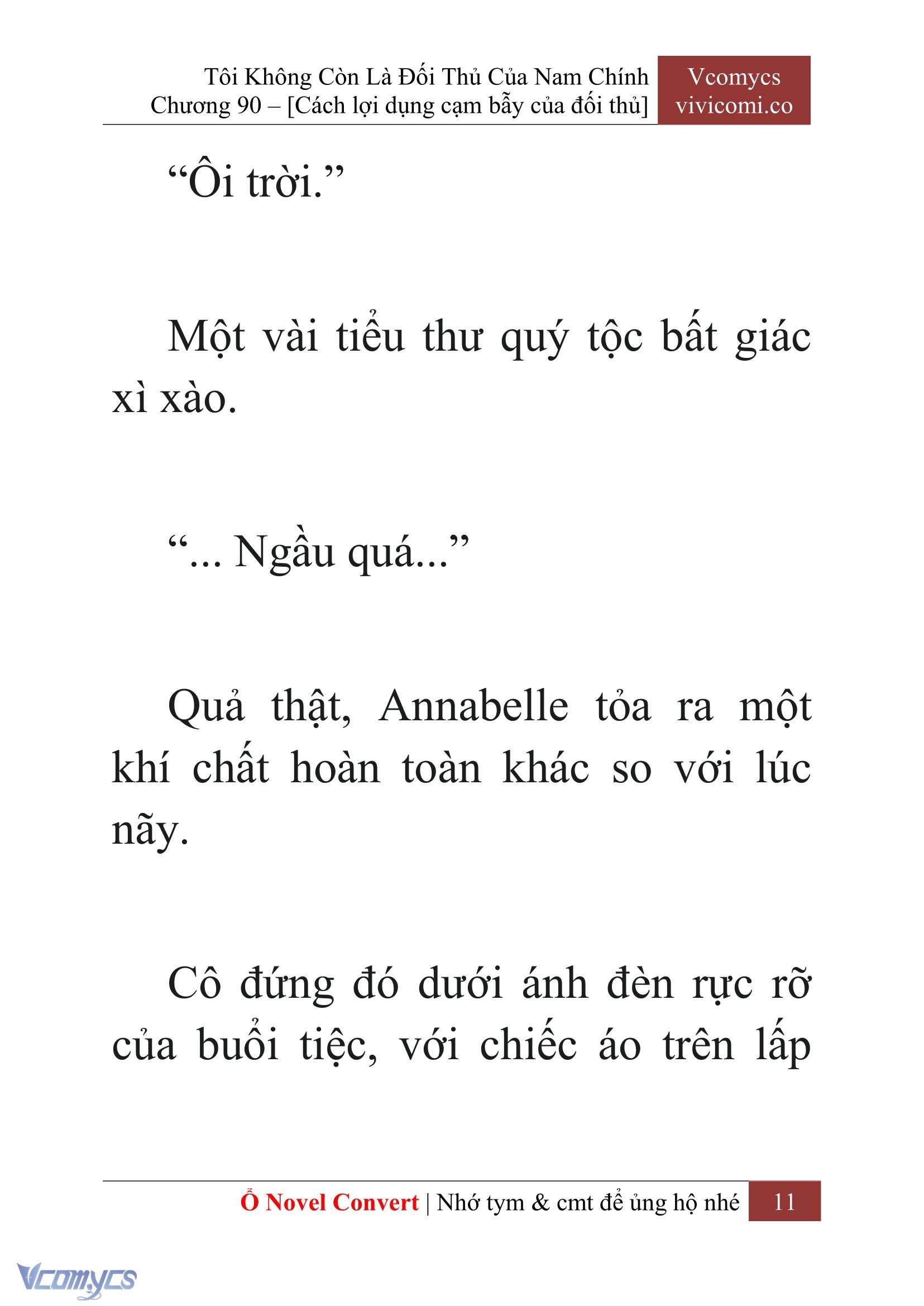 [Novel] Tôi Không Còn Là Đối Thủ Của Nam Chính Chapter  90 - 13