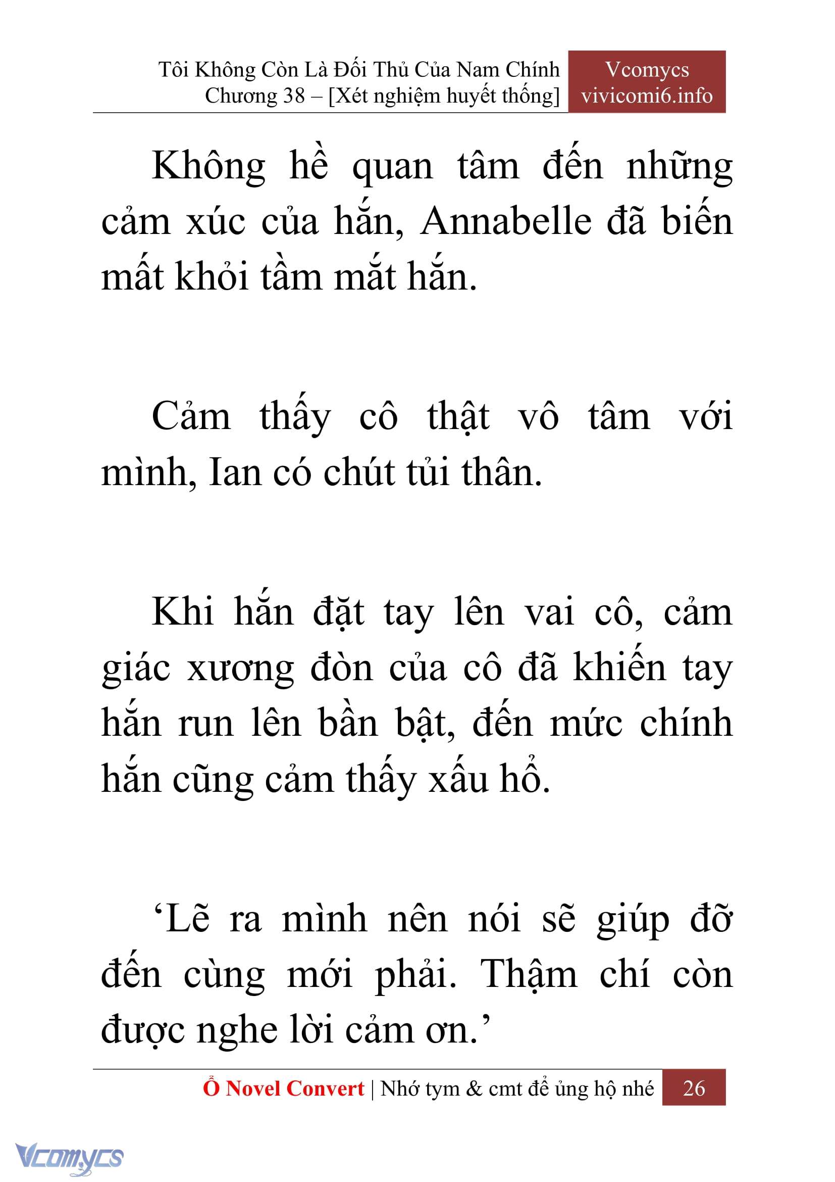 [Novel] Tôi Không Còn Là Đối Thủ Của Nam Chính Chapter  38 - 28