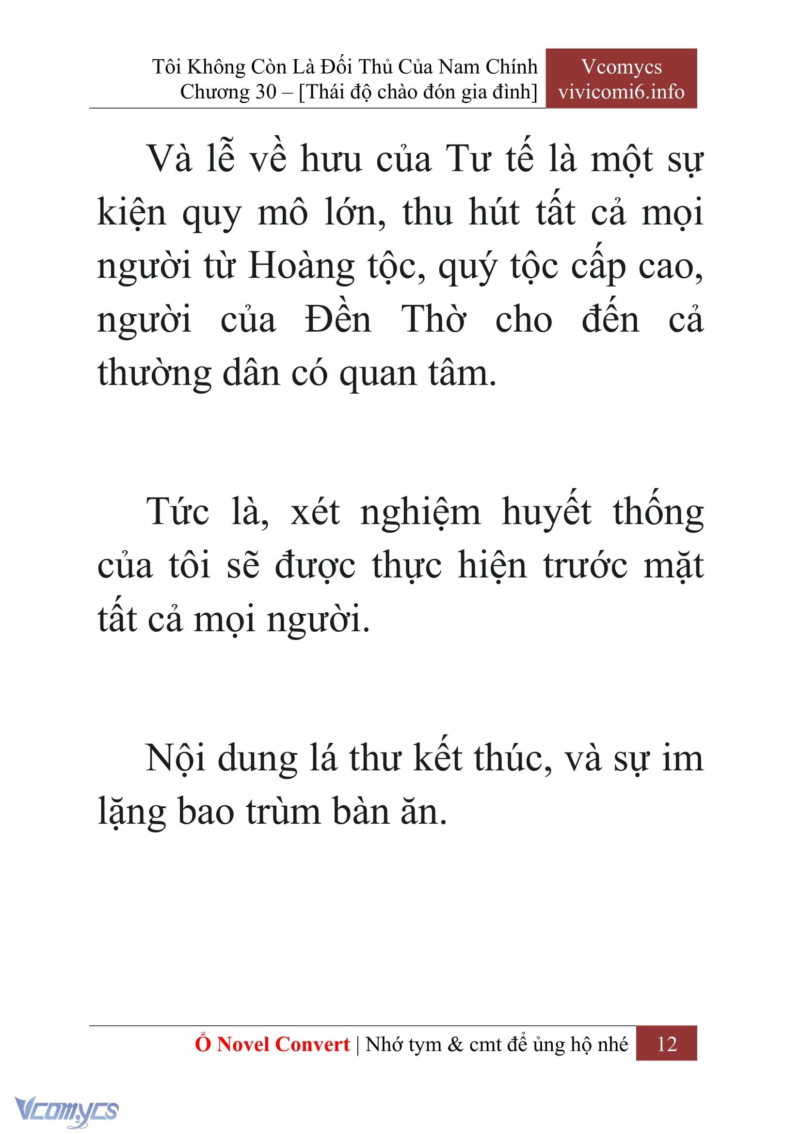 [Novel] Tôi Không Còn Là Đối Thủ Của Nam Chính Chapter  30 - 14