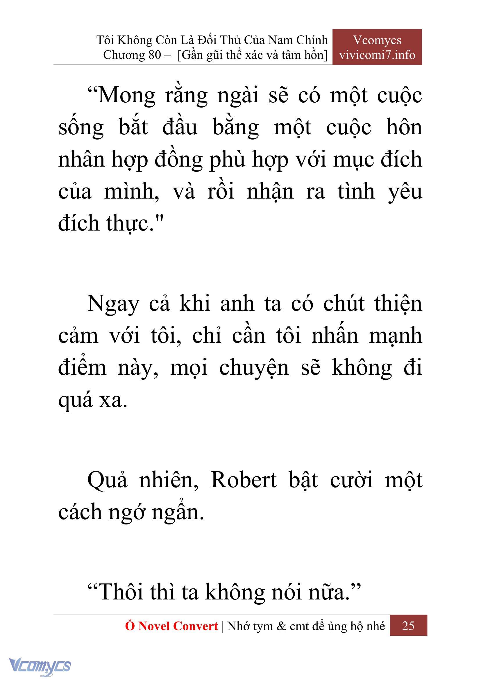 [Novel] Tôi Không Còn Là Đối Thủ Của Nam Chính Chapter  80 - 27