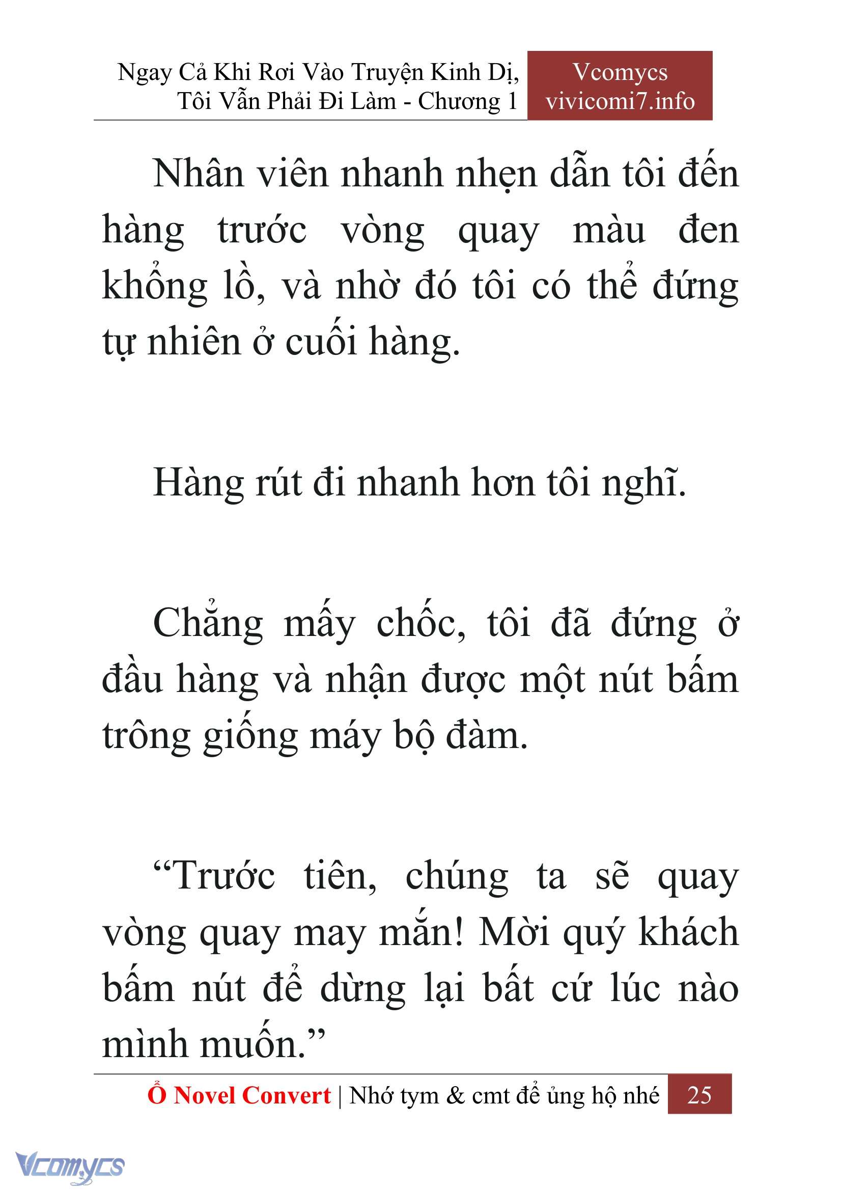 [Novel] Ngay Cả Khi Rơi Vào Truyện Kinh Dị, Tôi Vẫn Phải Đi Làm Chapter  1 - 27