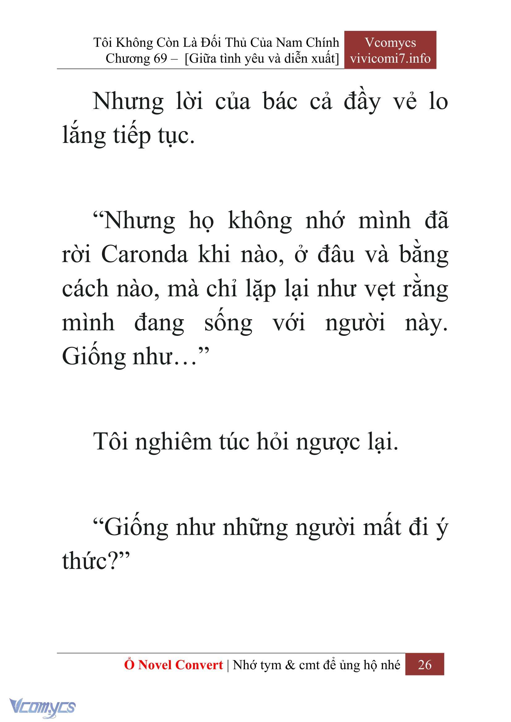 [Novel] Tôi Không Còn Là Đối Thủ Của Nam Chính Chapter  69 - 28