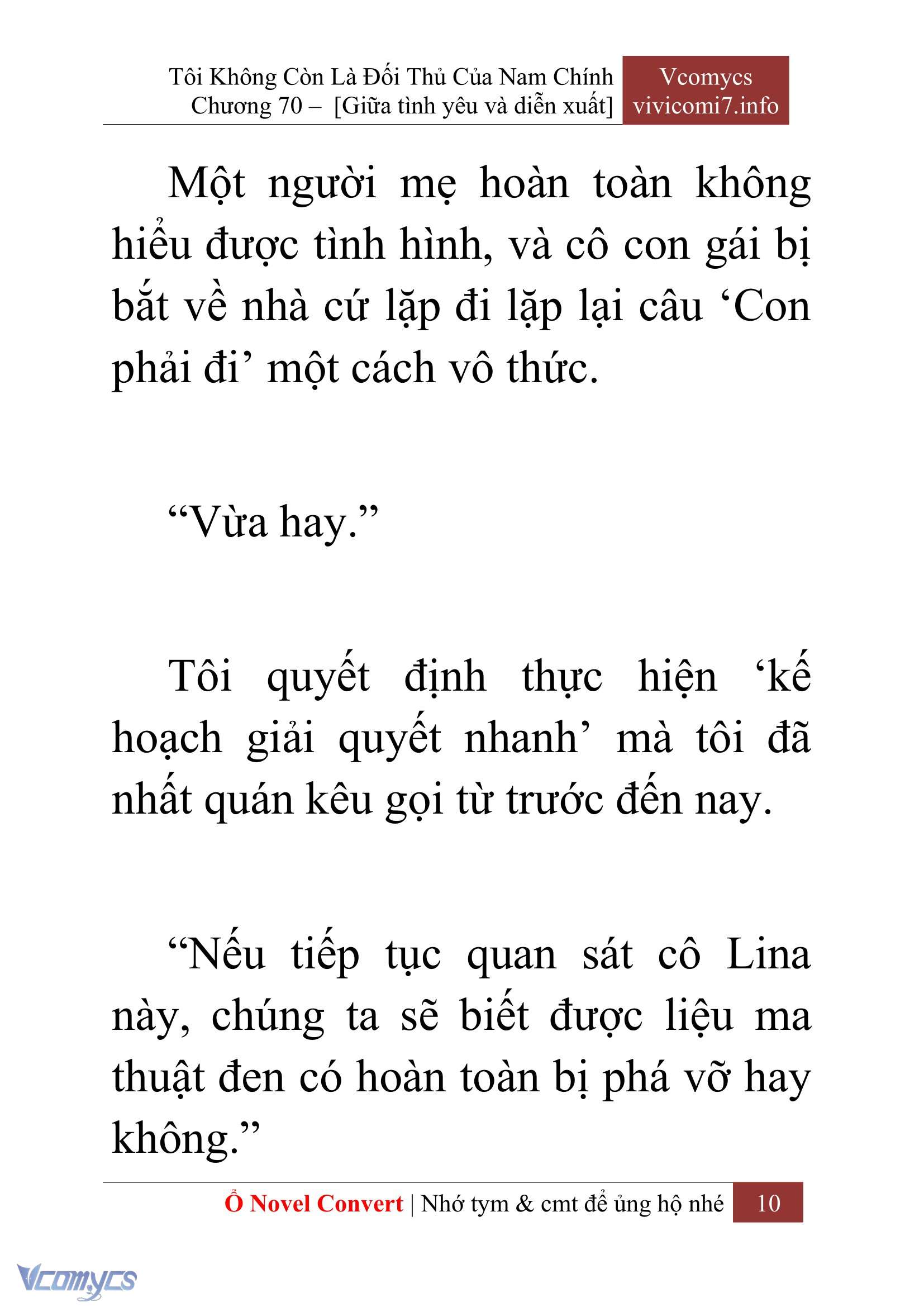[Novel] Tôi Không Còn Là Đối Thủ Của Nam Chính Chapter  70 - 12