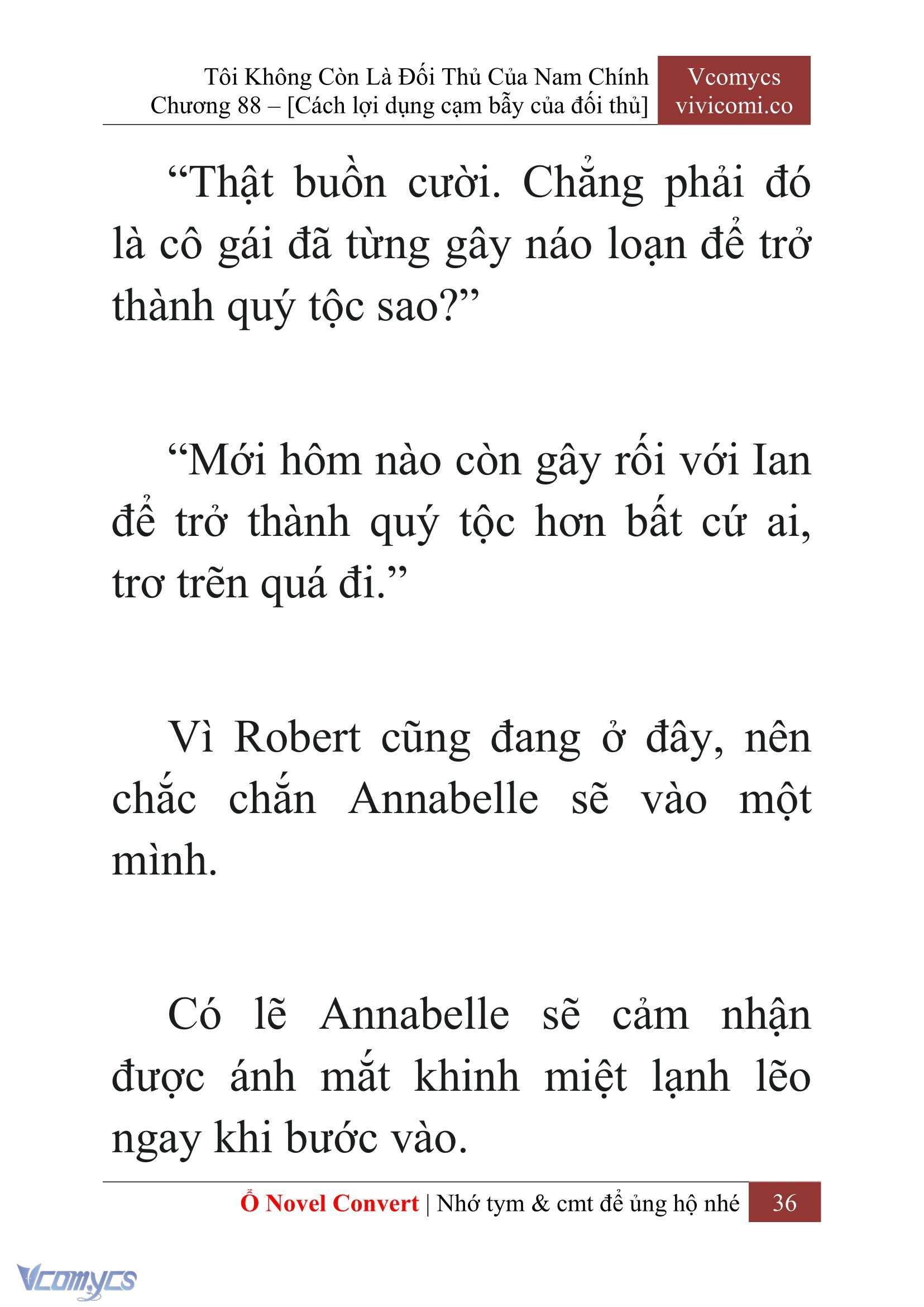 [Novel] Tôi Không Còn Là Đối Thủ Của Nam Chính Chapter  88 - 38