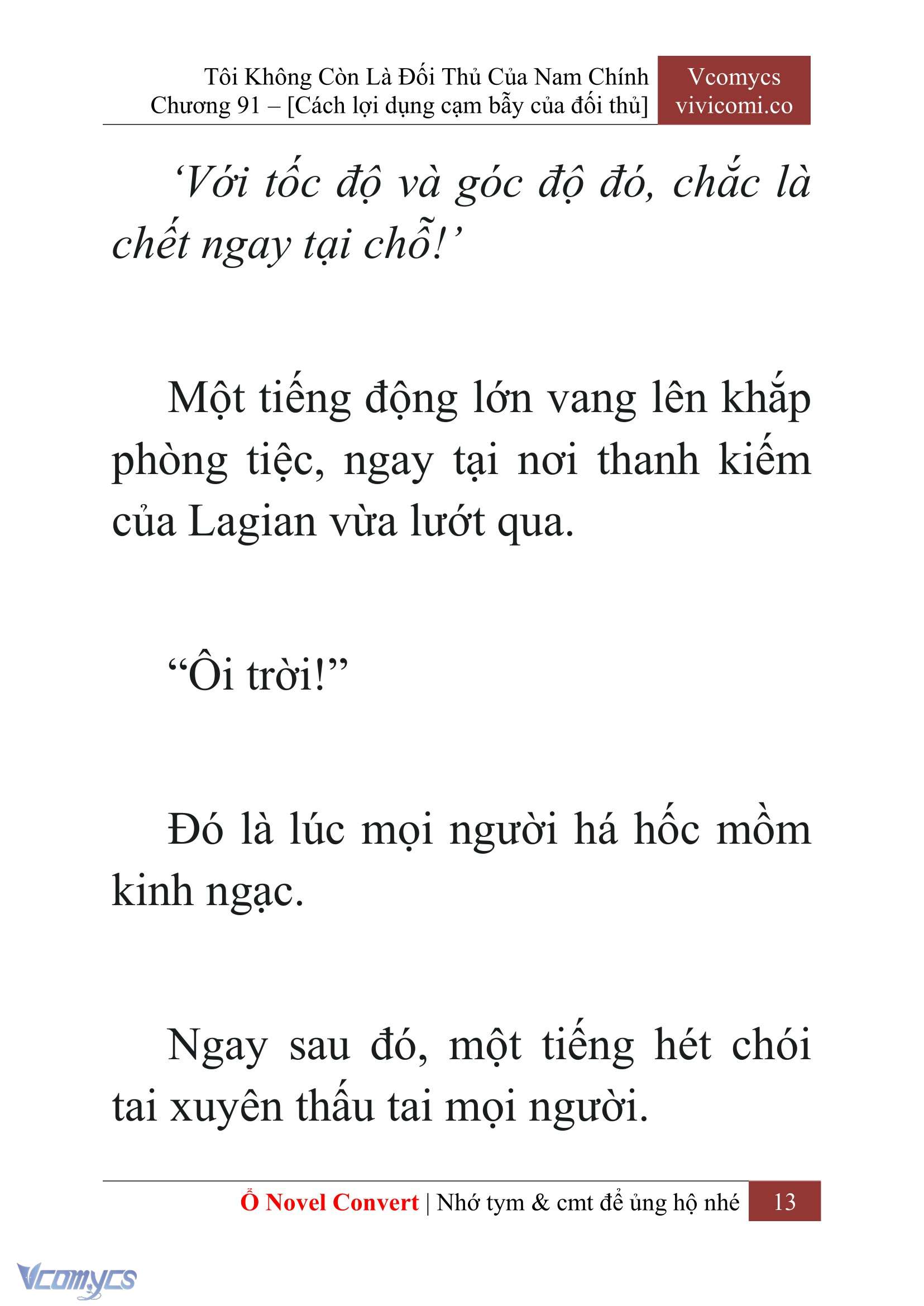 [Novel] Tôi Không Còn Là Đối Thủ Của Nam Chính Chapter  91 - 15