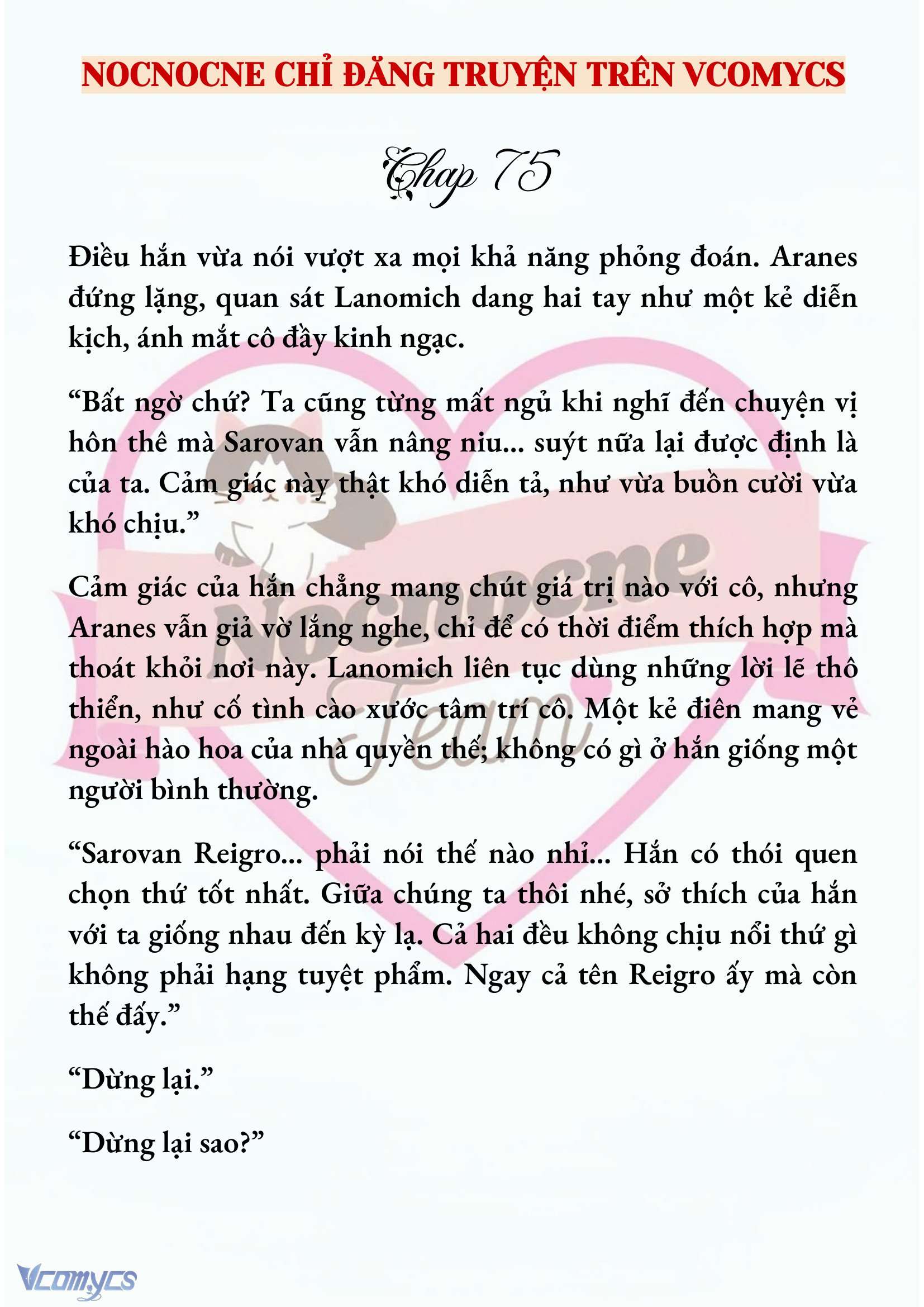 [NOVEL] CÁ RỪNG KHÔN NGOAN Chapter  75 - 2