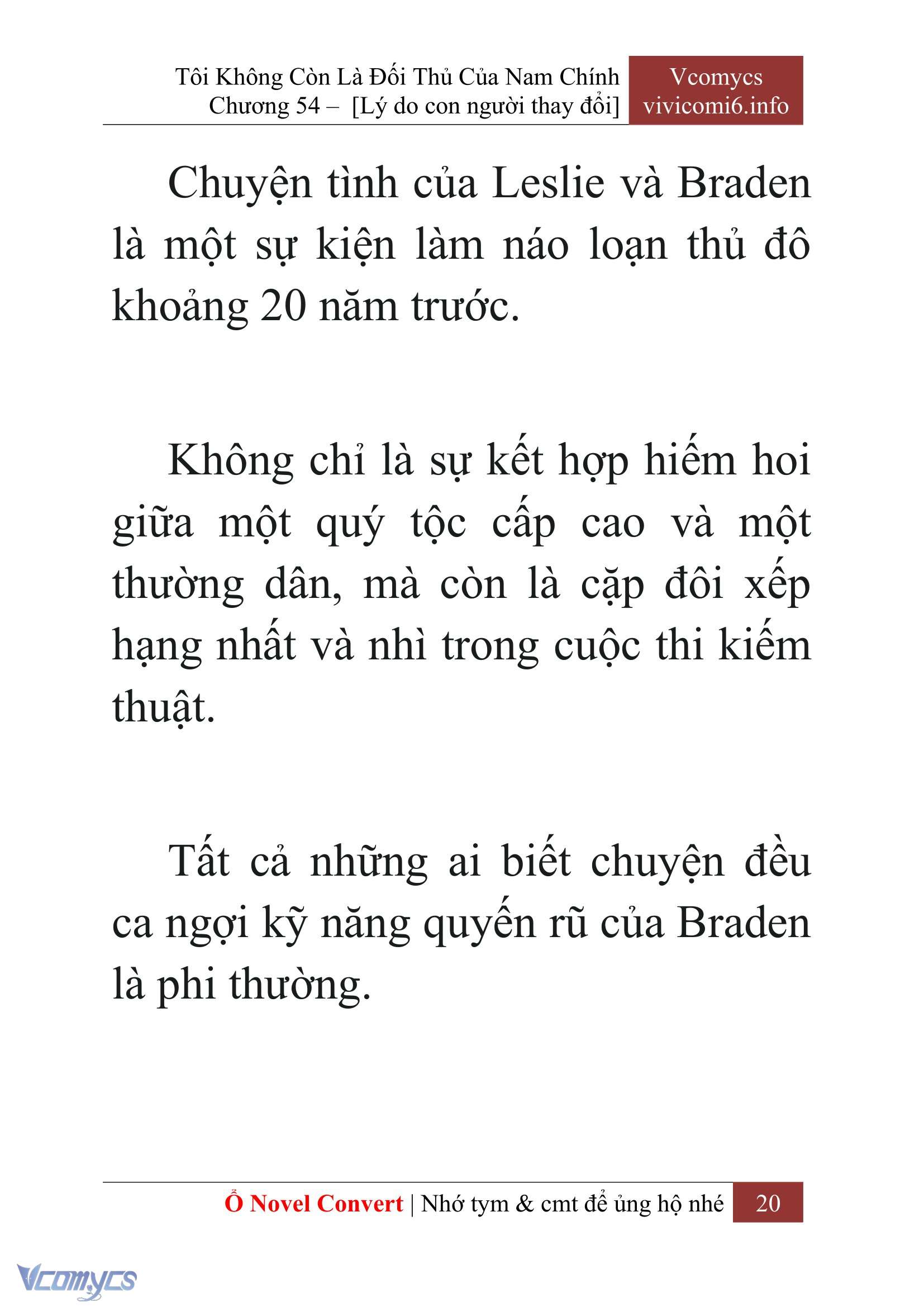 [Novel] Tôi Không Còn Là Đối Thủ Của Nam Chính Chapter  54 - 22