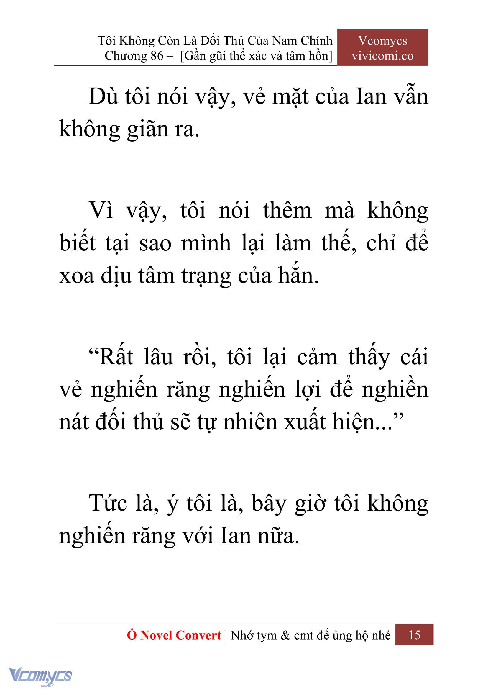 [Novel] Tôi Không Còn Là Đối Thủ Của Nam Chính Chapter  86 - 17