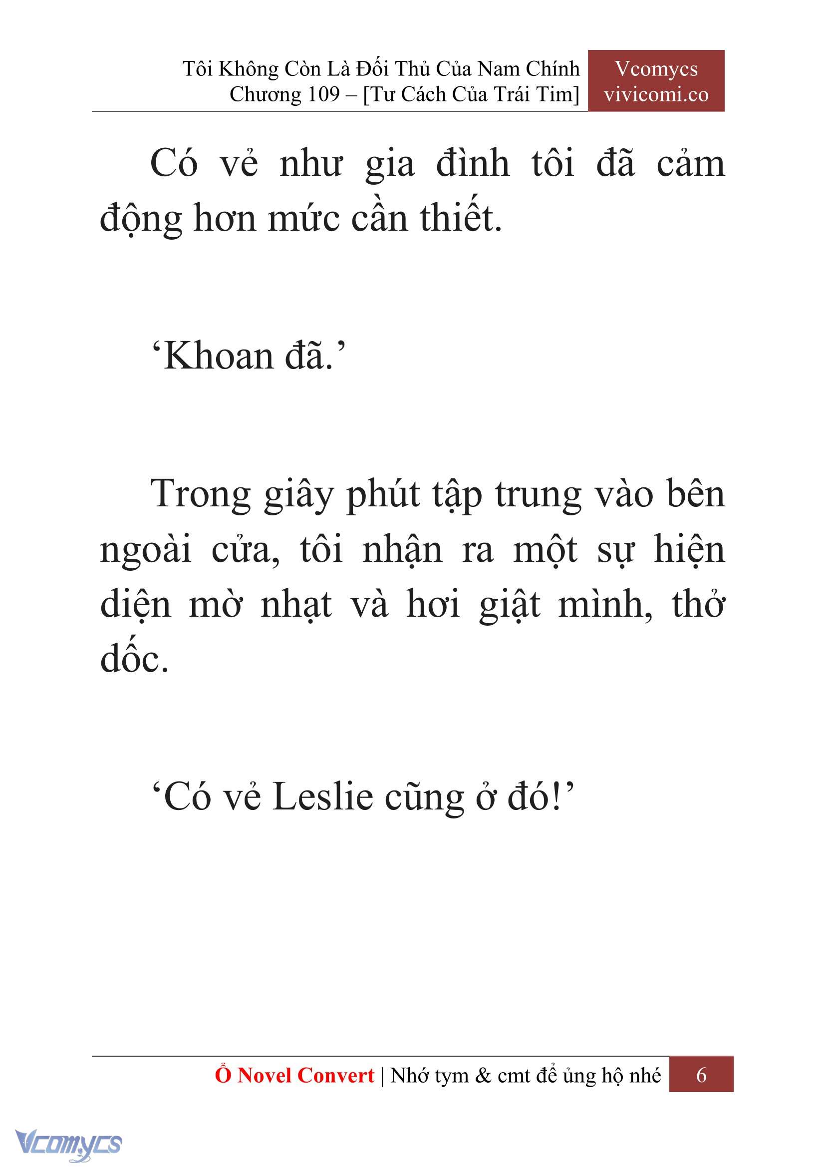 [Novel] Tôi Không Còn Là Đối Thủ Của Nam Chính Chapter  109 - 8