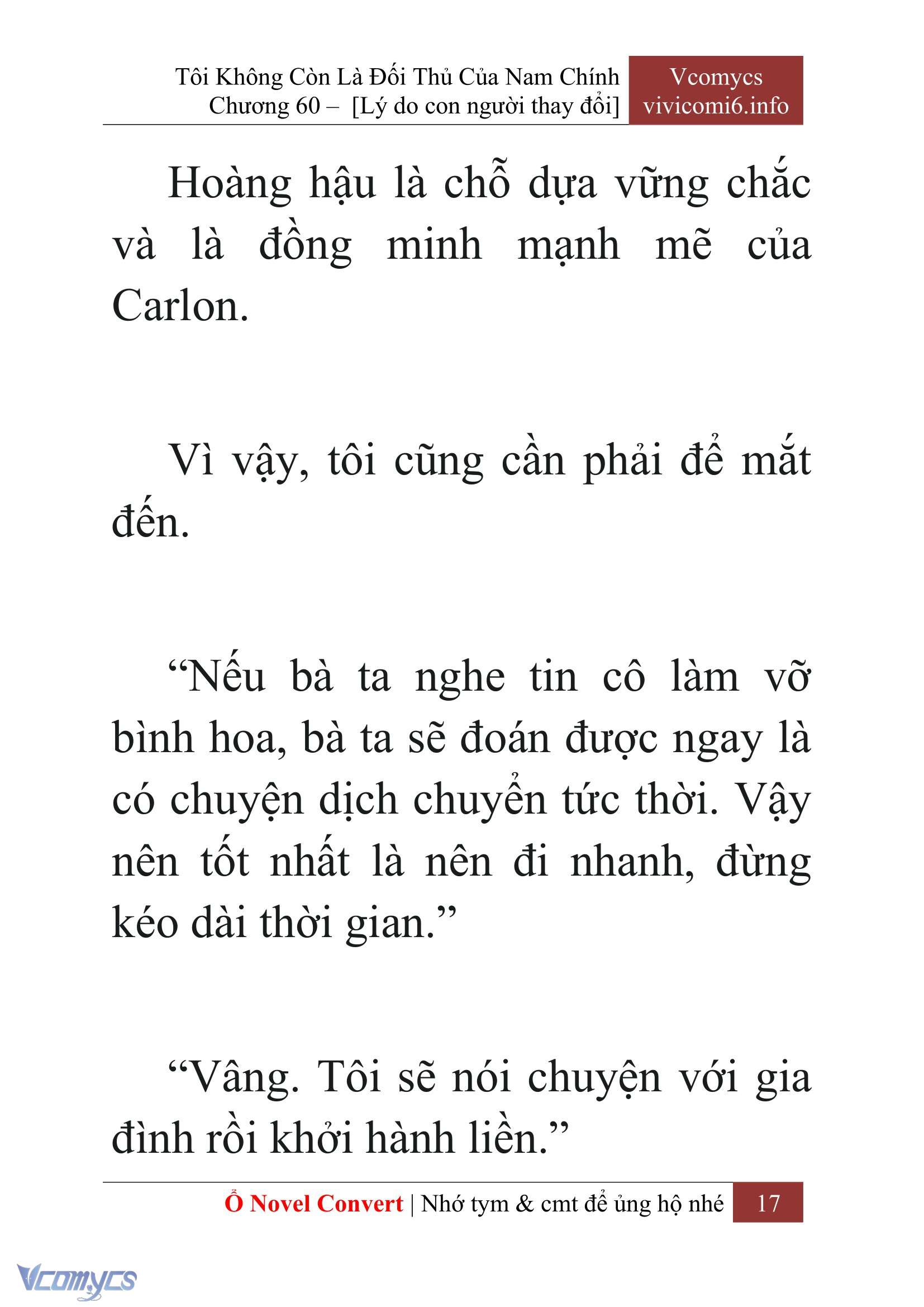[Novel] Tôi Không Còn Là Đối Thủ Của Nam Chính Chapter  60 - 19