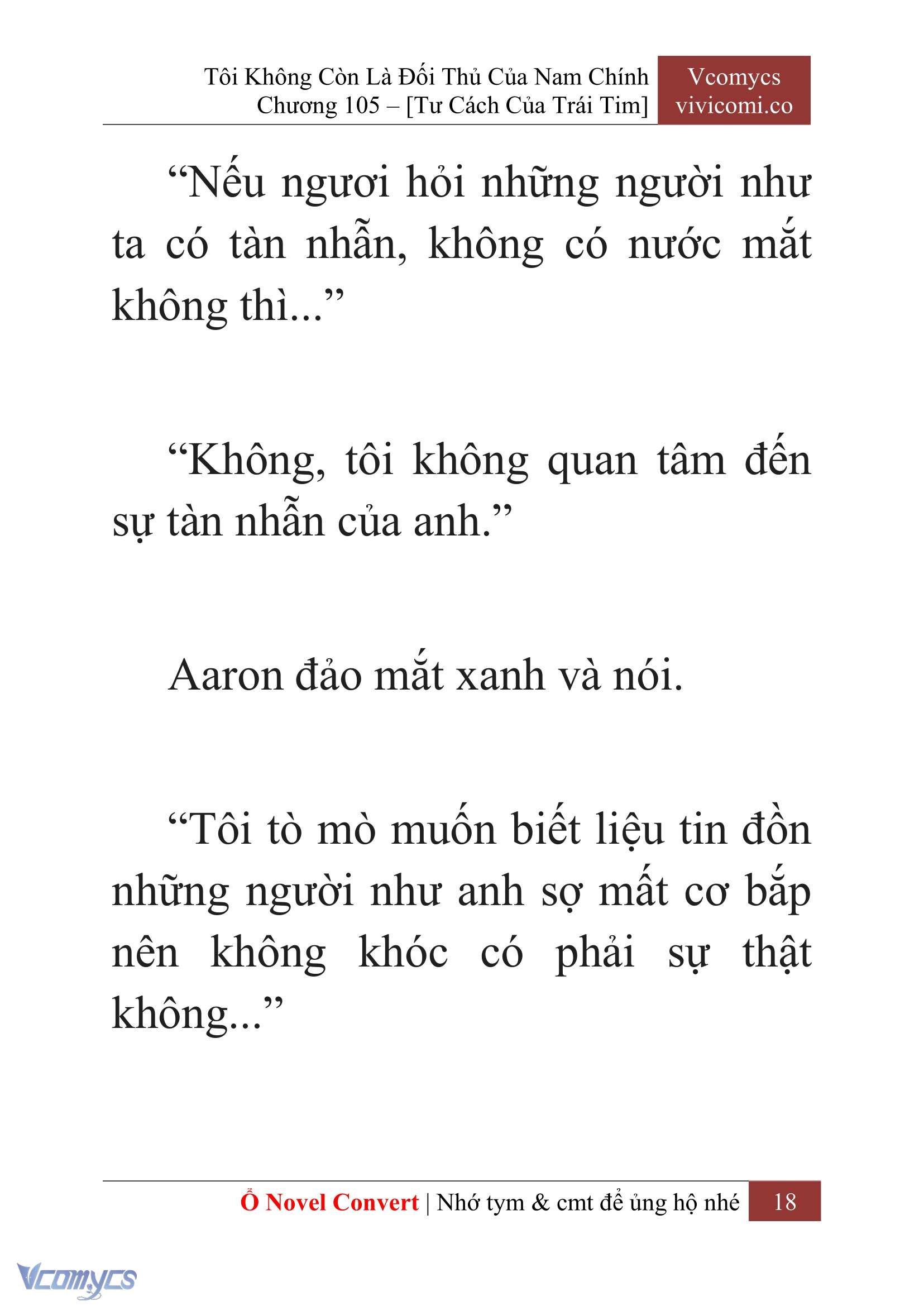 [Novel] Tôi Không Còn Là Đối Thủ Của Nam Chính Chapter  105 - 20