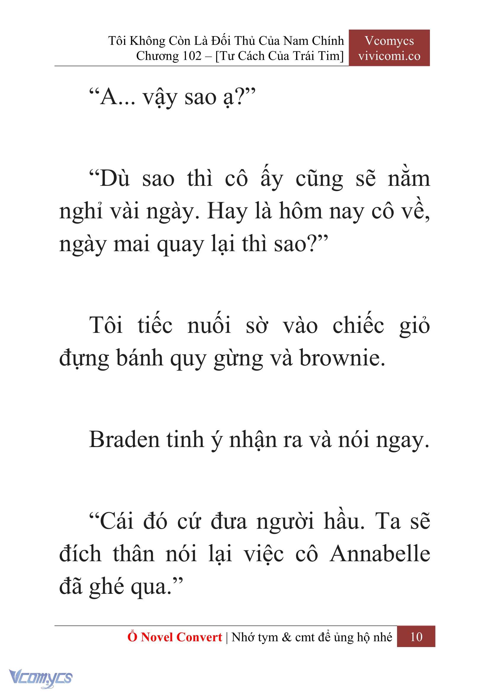 [Novel] Tôi Không Còn Là Đối Thủ Của Nam Chính Chapter  102 - 12
