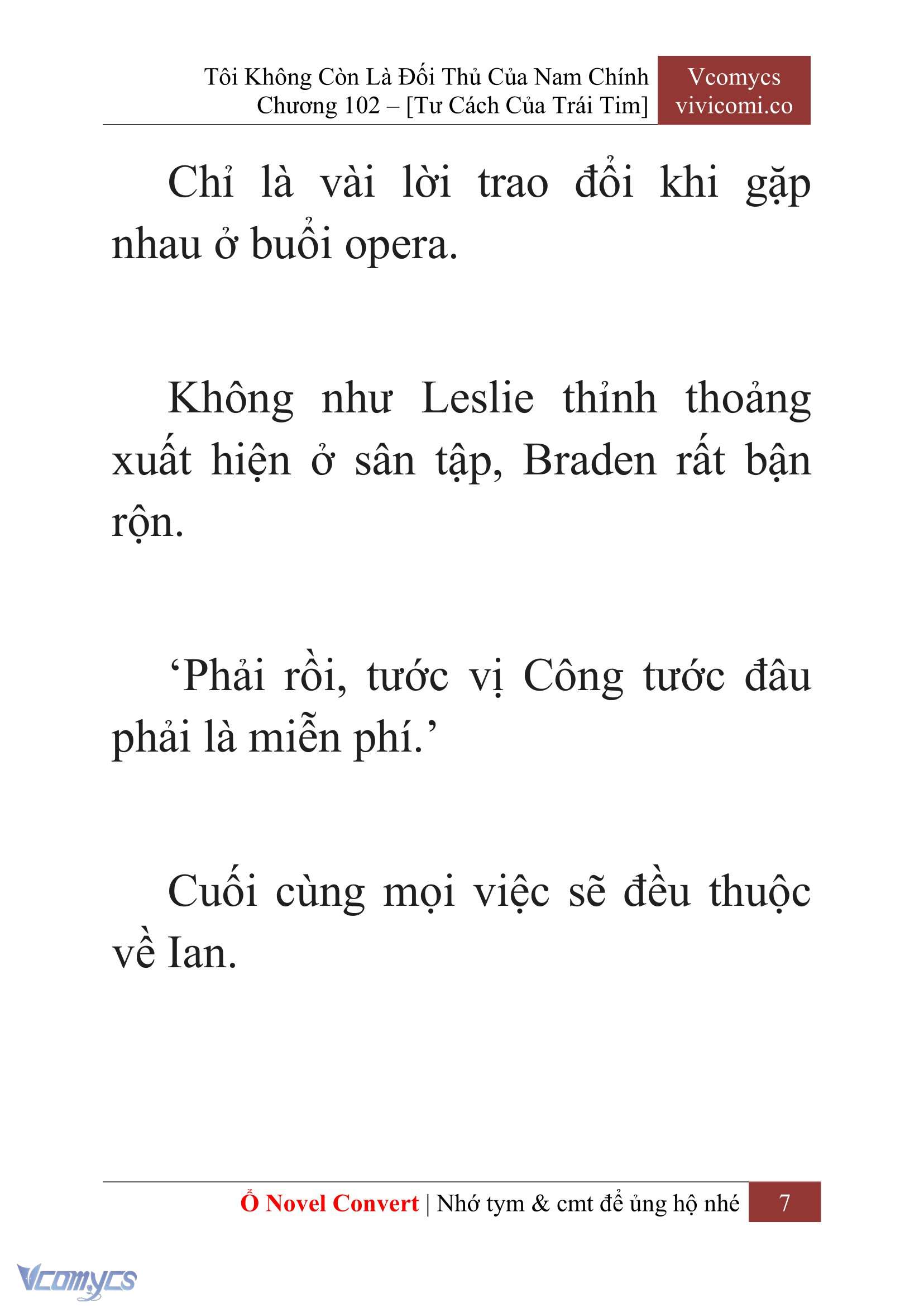 [Novel] Tôi Không Còn Là Đối Thủ Của Nam Chính Chapter  102 - 9