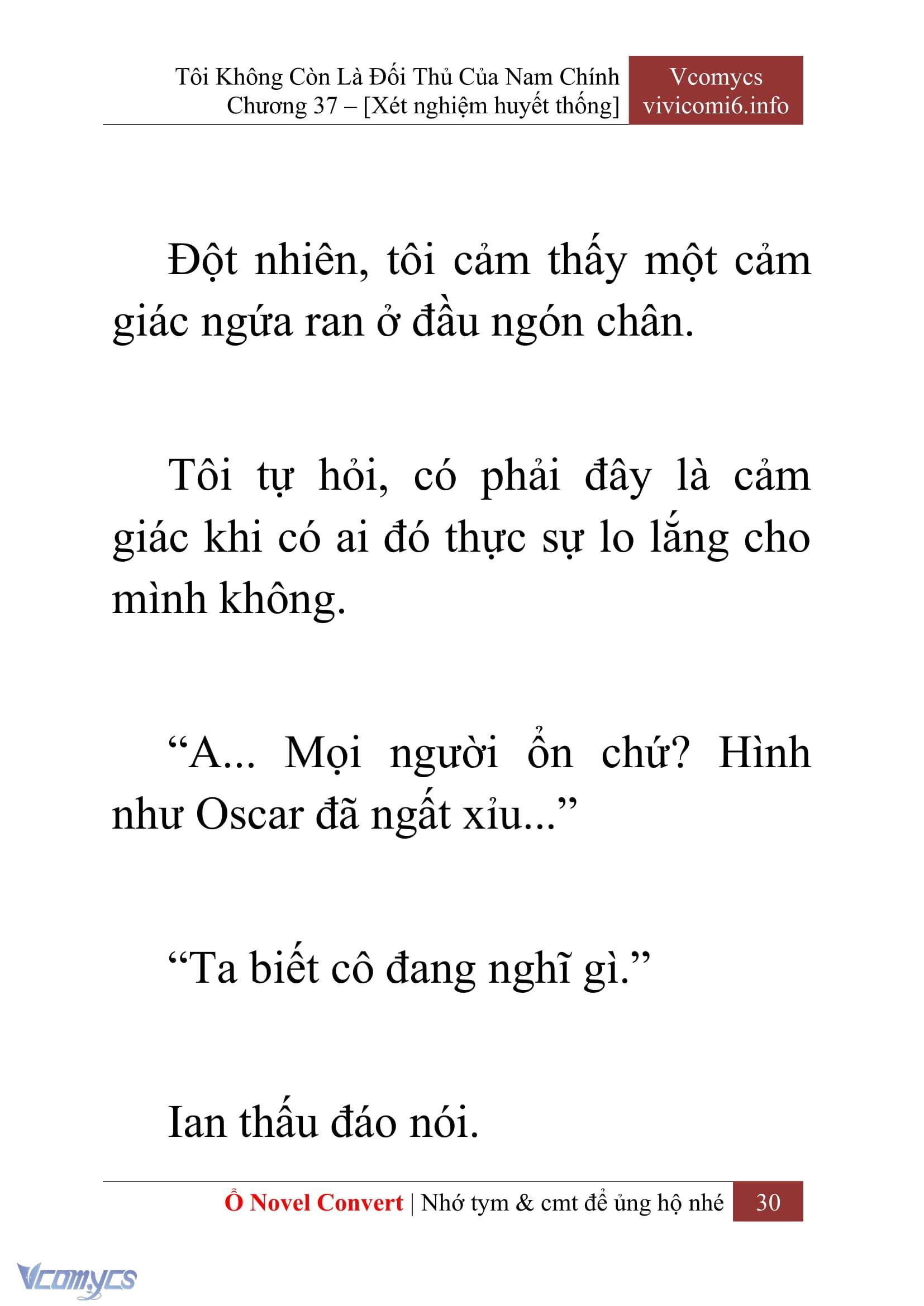 [Novel] Tôi Không Còn Là Đối Thủ Của Nam Chính Chapter  37 - 32
