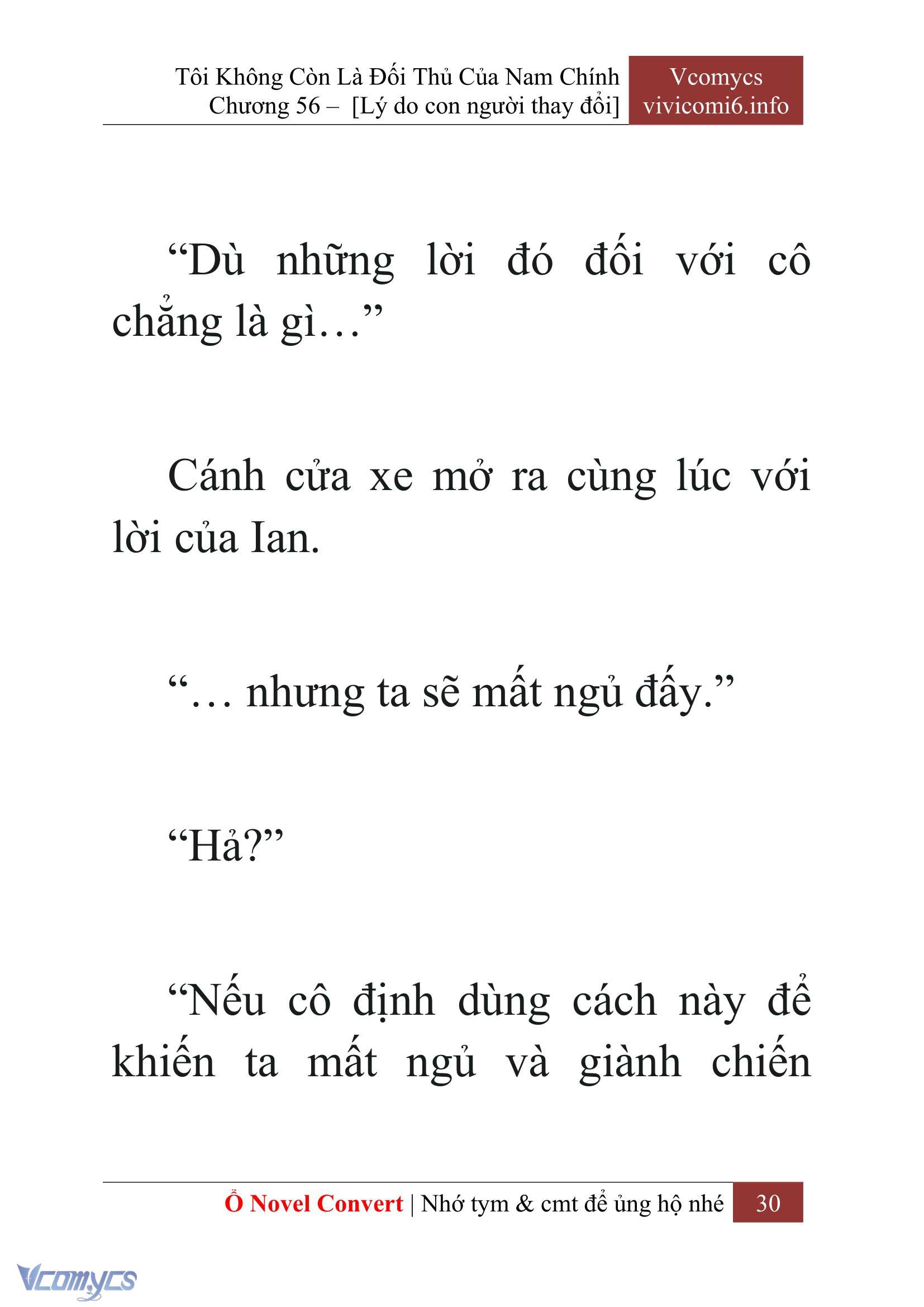 [Novel] Tôi Không Còn Là Đối Thủ Của Nam Chính Chapter  56 - 32