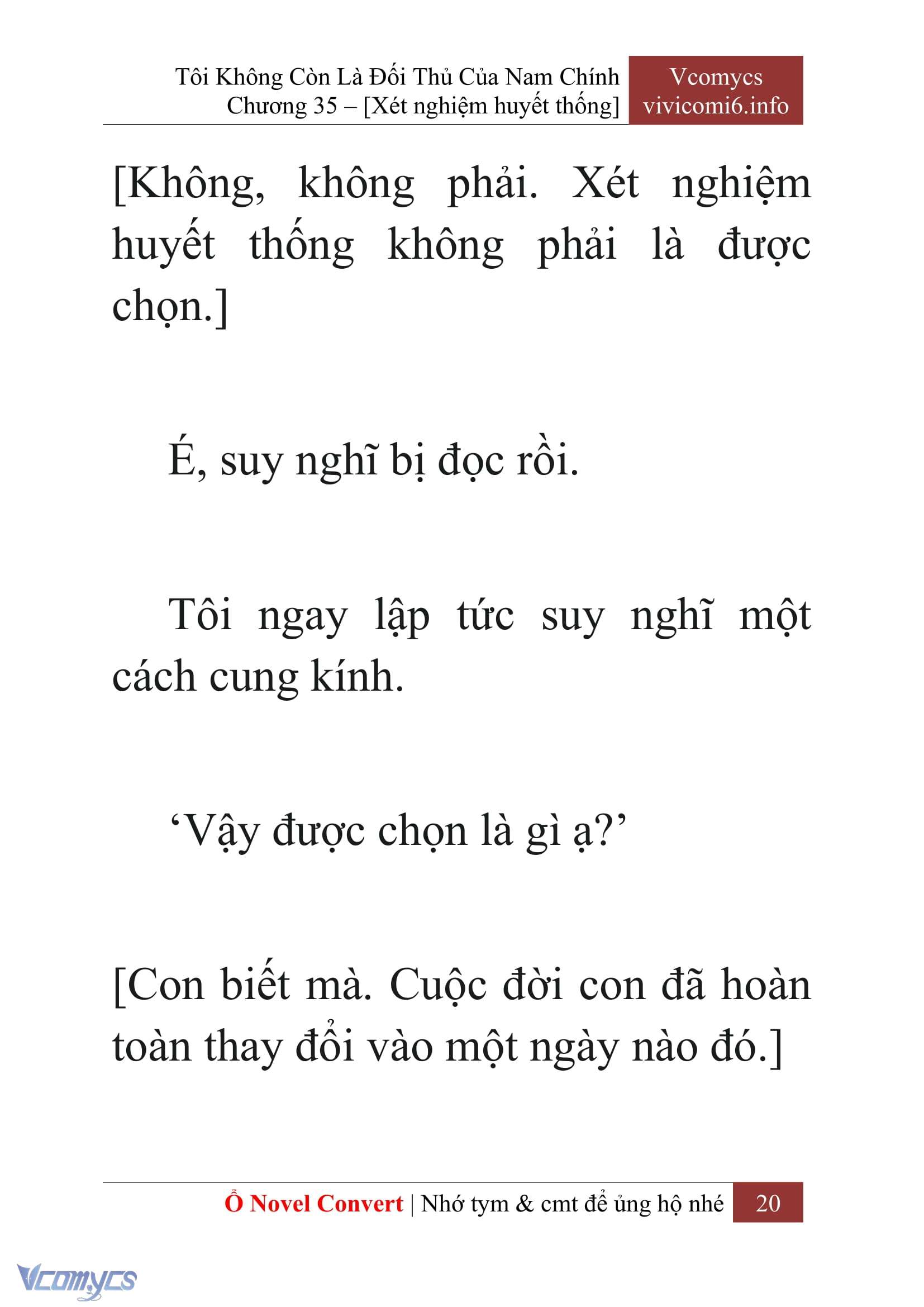 [Novel] Tôi Không Còn Là Đối Thủ Của Nam Chính Chapter  35 - 22