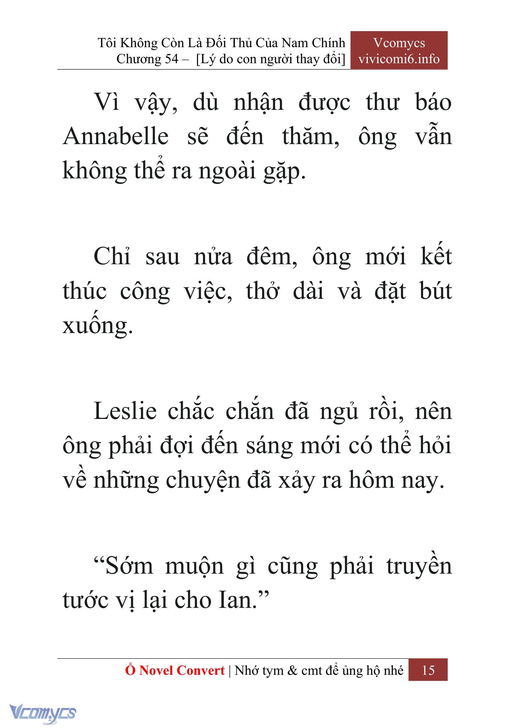 [Novel] Tôi Không Còn Là Đối Thủ Của Nam Chính Chapter  54 - 17