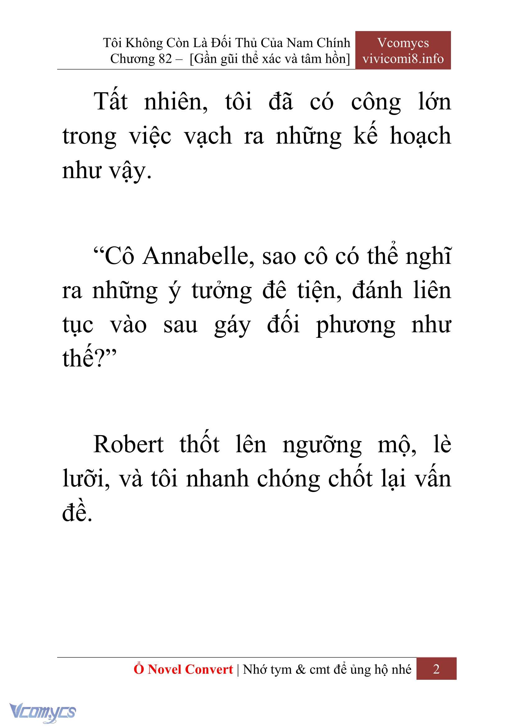 [Novel] Tôi Không Còn Là Đối Thủ Của Nam Chính Chapter  82 - 4
