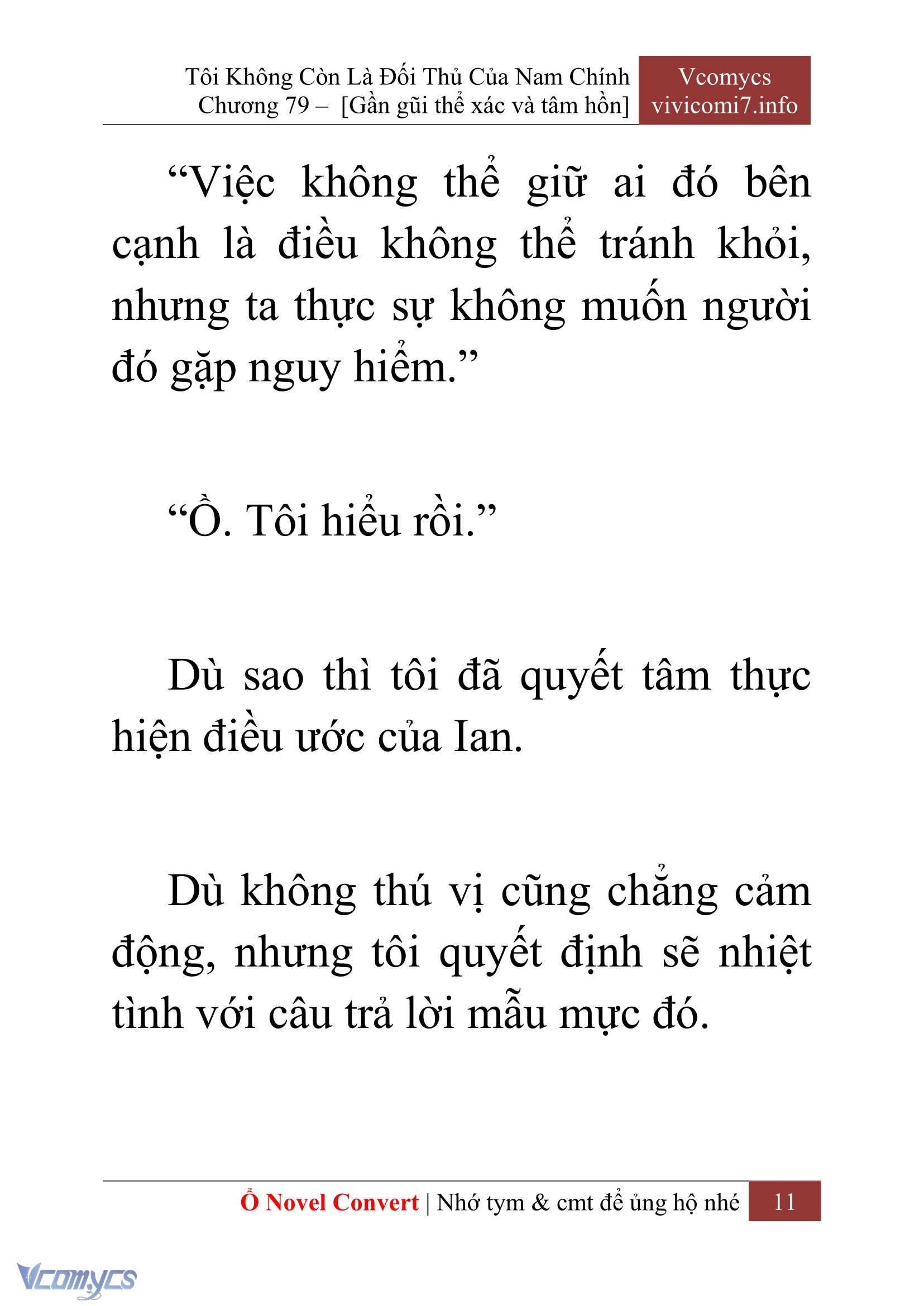 [Novel] Tôi Không Còn Là Đối Thủ Của Nam Chính Chapter  79 - 13