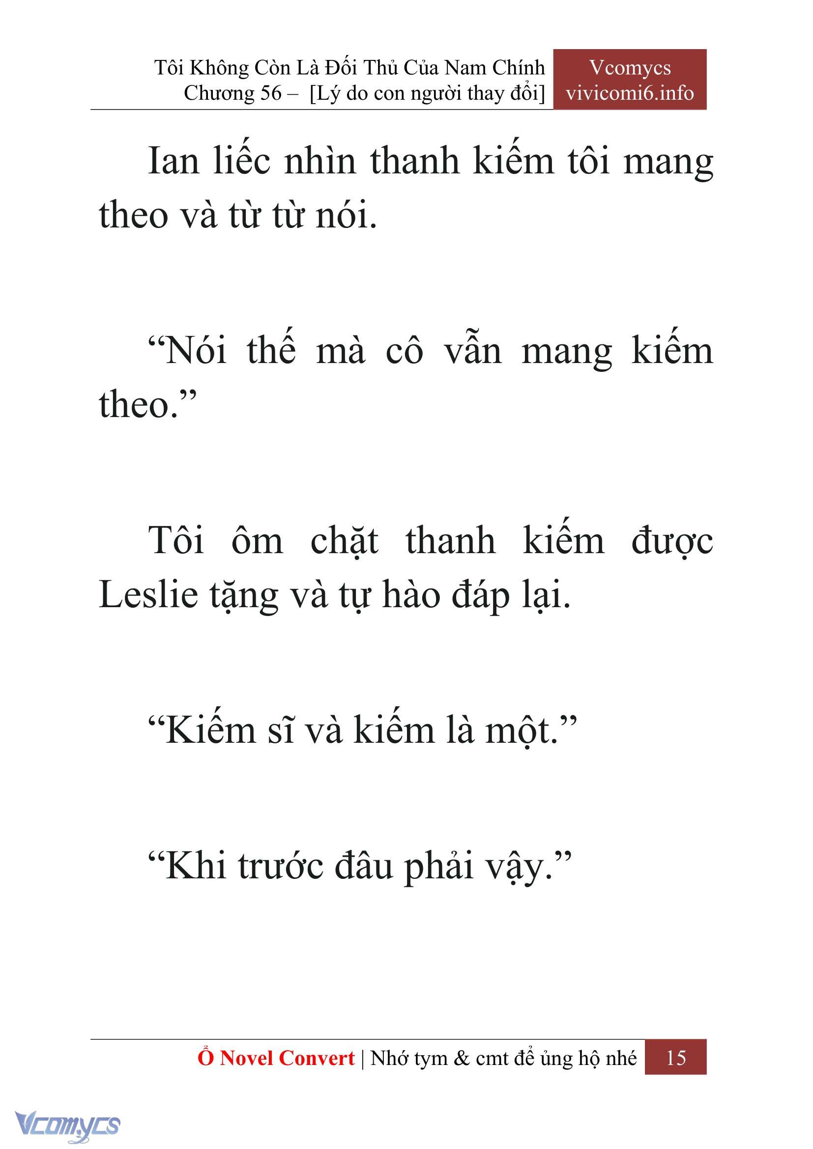 [Novel] Tôi Không Còn Là Đối Thủ Của Nam Chính Chapter  56 - 17