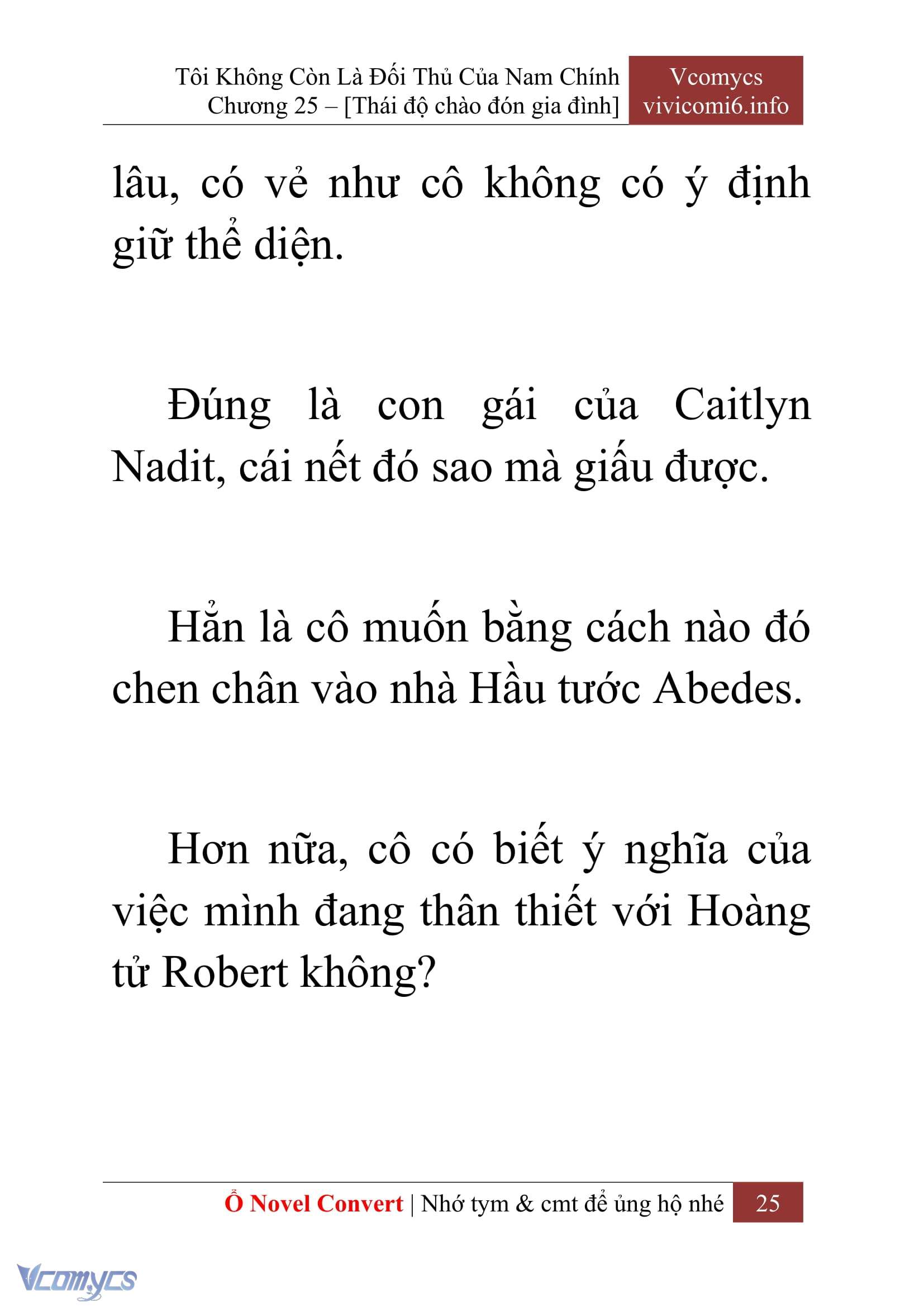 [Novel] Tôi Không Còn Là Đối Thủ Của Nam Chính Chapter  25 - 27