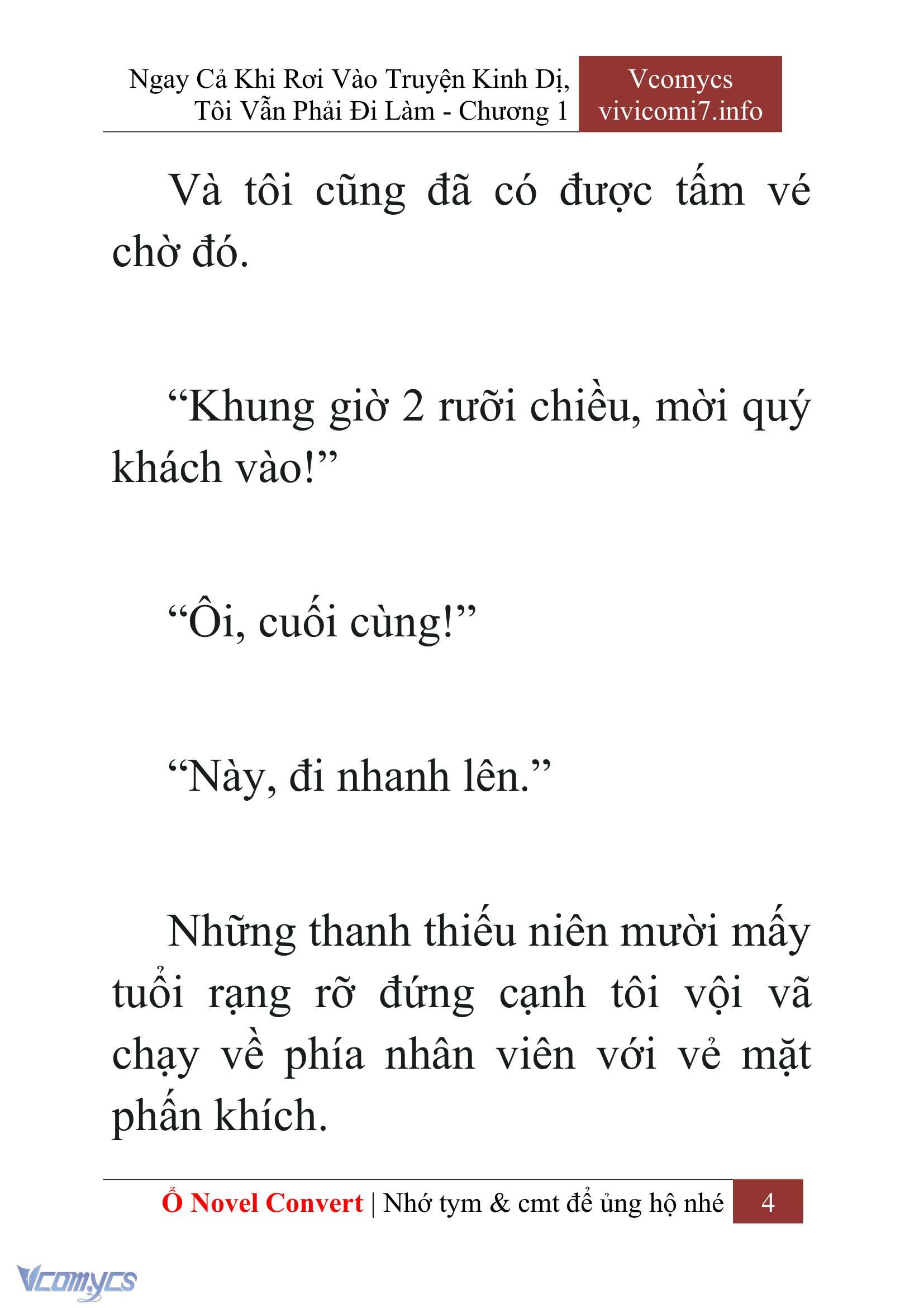 [Novel] Ngay Cả Khi Rơi Vào Truyện Kinh Dị, Tôi Vẫn Phải Đi Làm Chapter  1 - 6