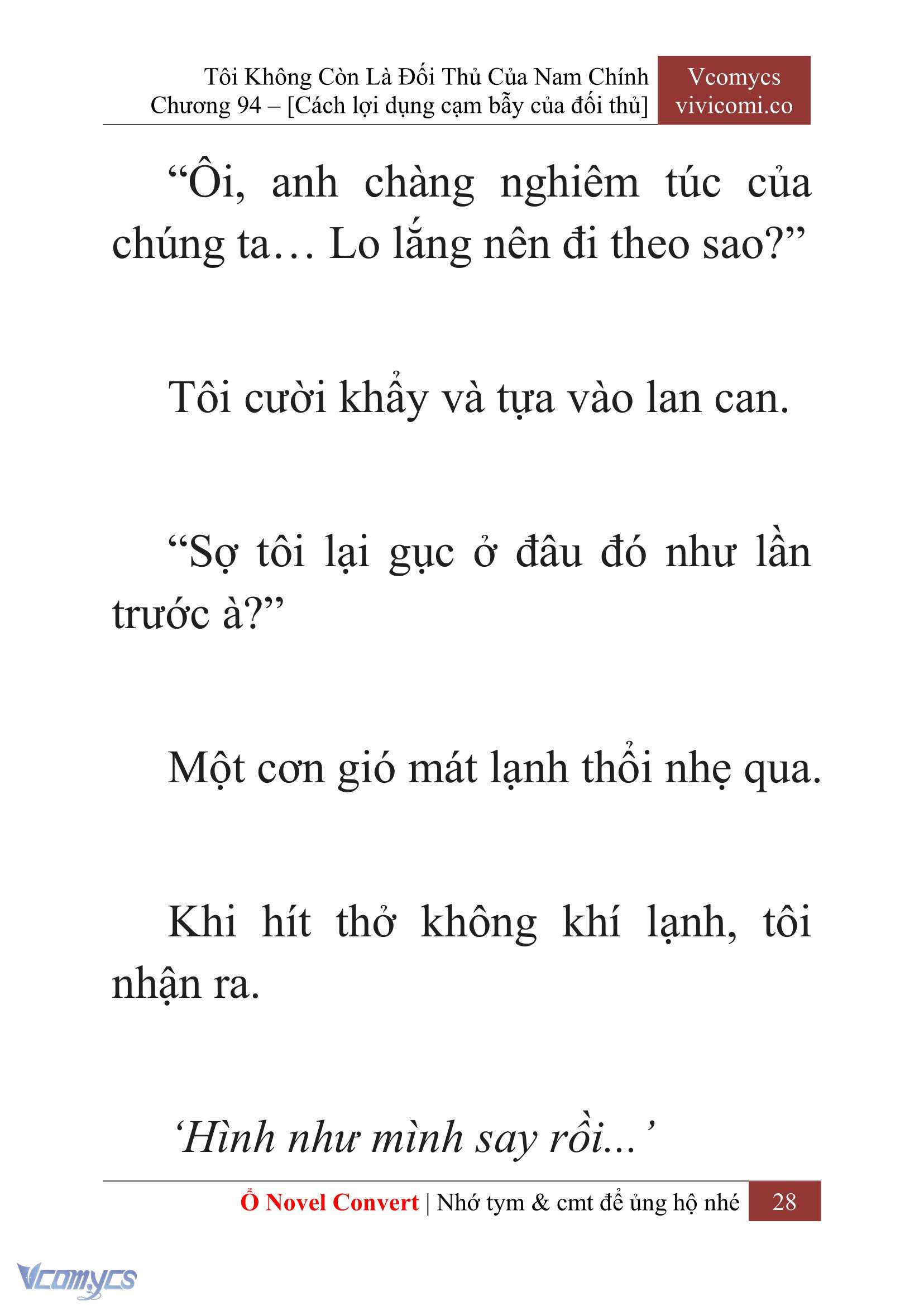 [Novel] Tôi Không Còn Là Đối Thủ Của Nam Chính Chapter  94 - 30