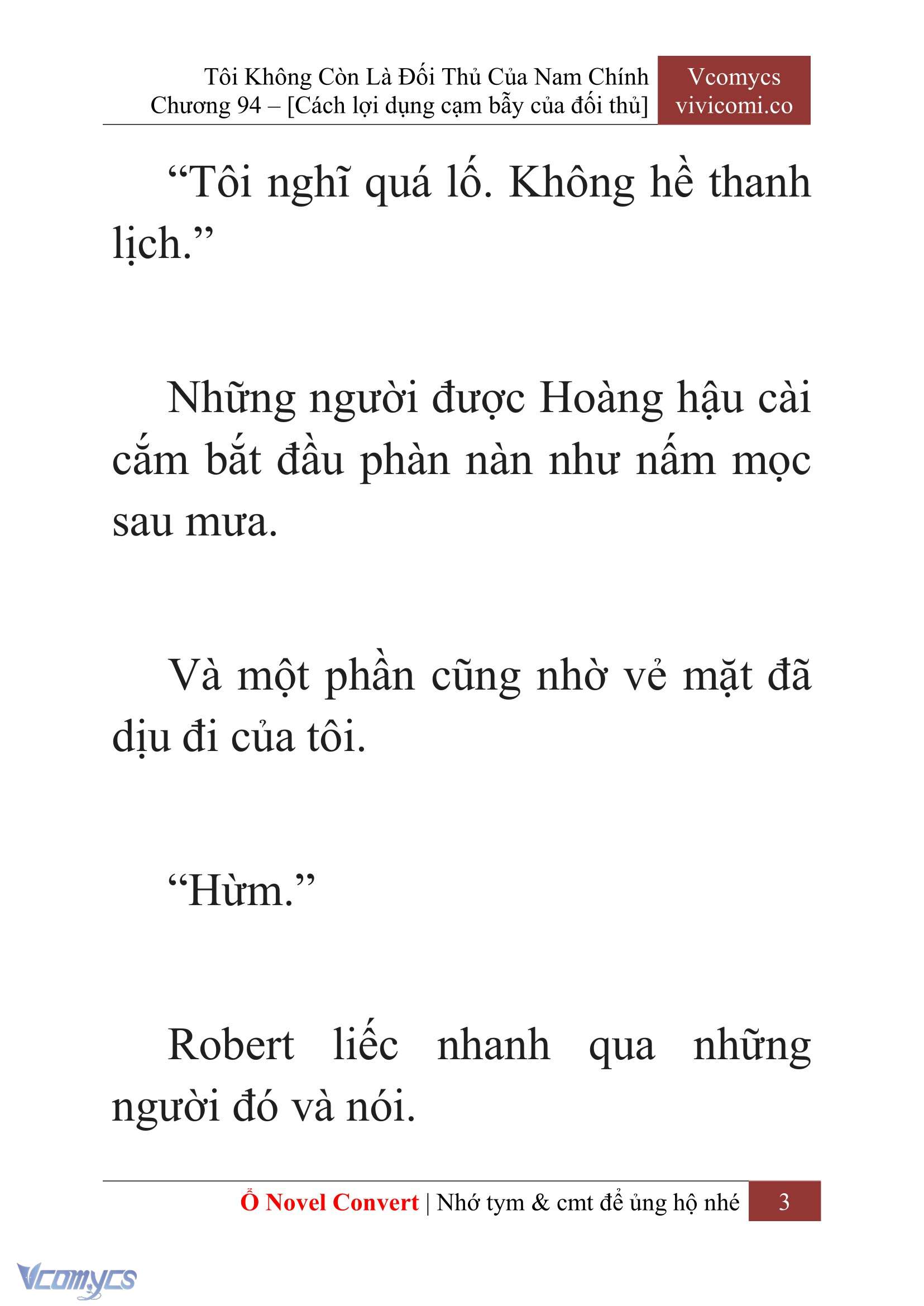 [Novel] Tôi Không Còn Là Đối Thủ Của Nam Chính Chapter  94 - 5