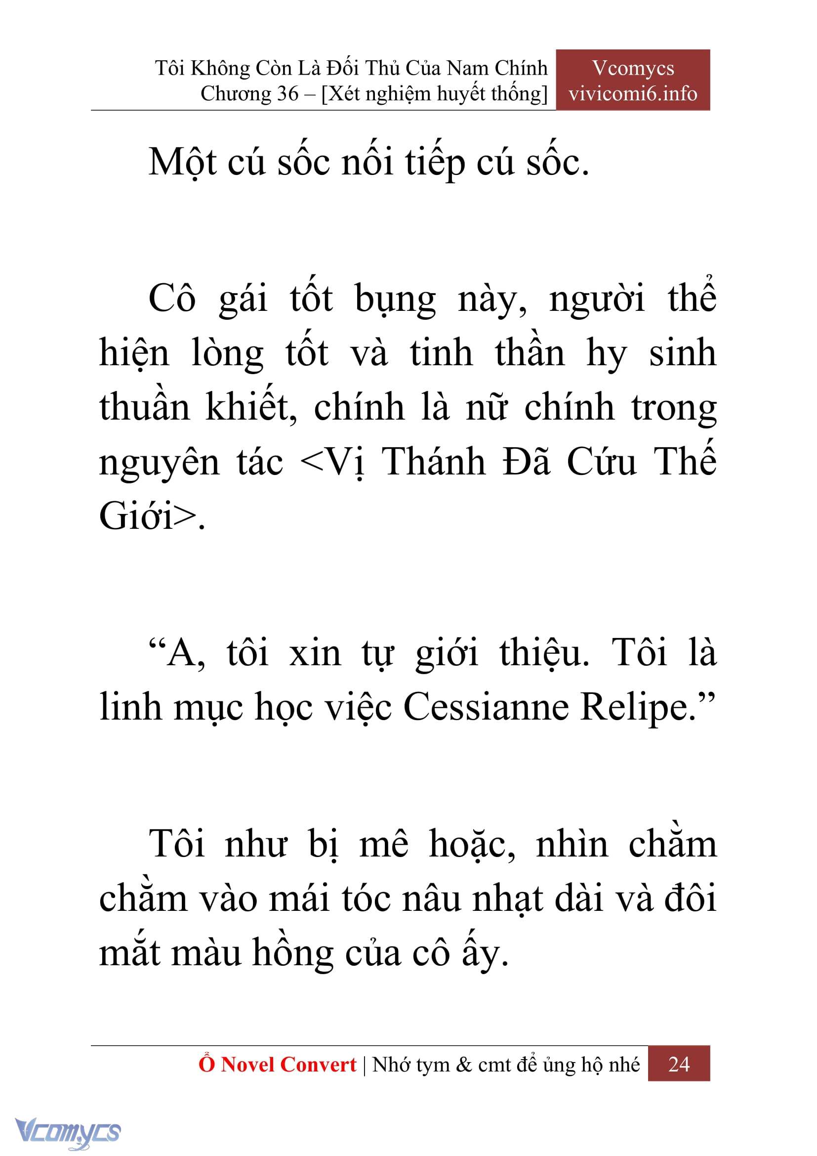 [Novel] Tôi Không Còn Là Đối Thủ Của Nam Chính Chapter  36 - 26