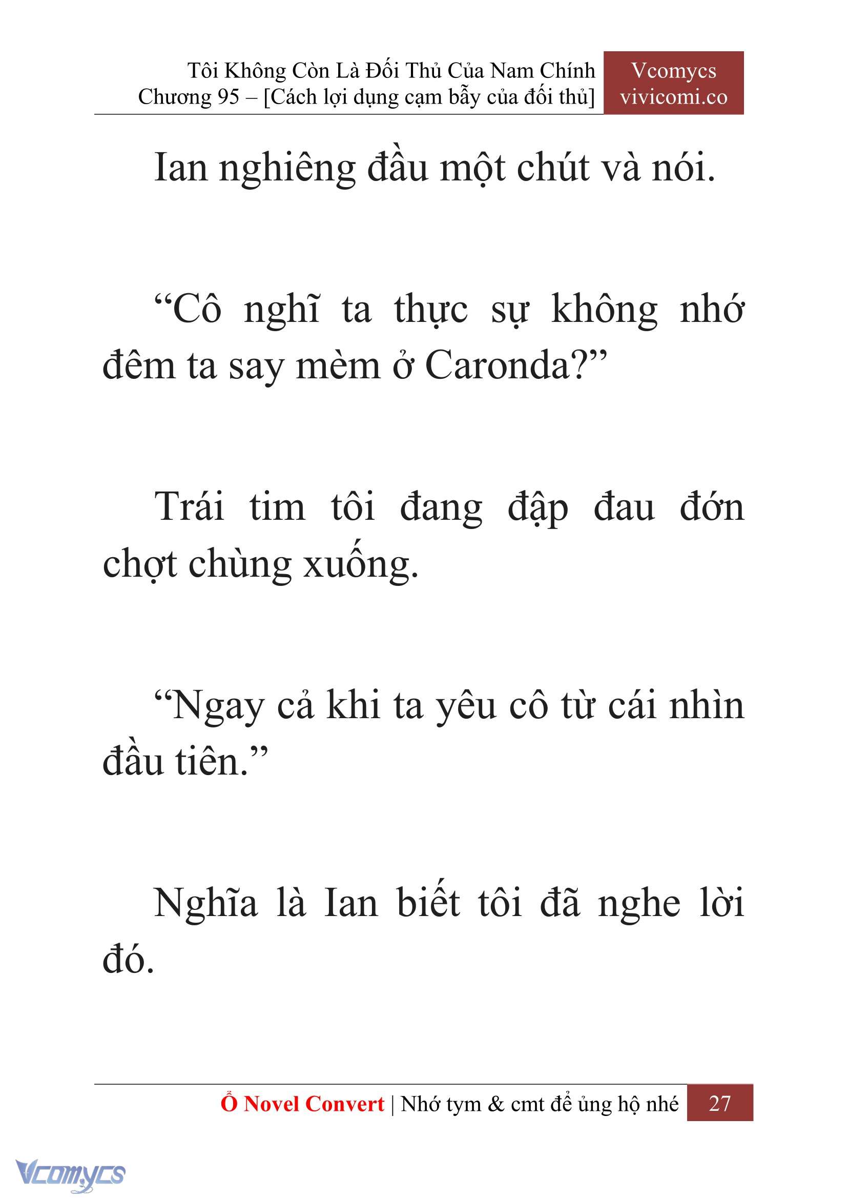 [Novel] Tôi Không Còn Là Đối Thủ Của Nam Chính Chapter  95 - 29