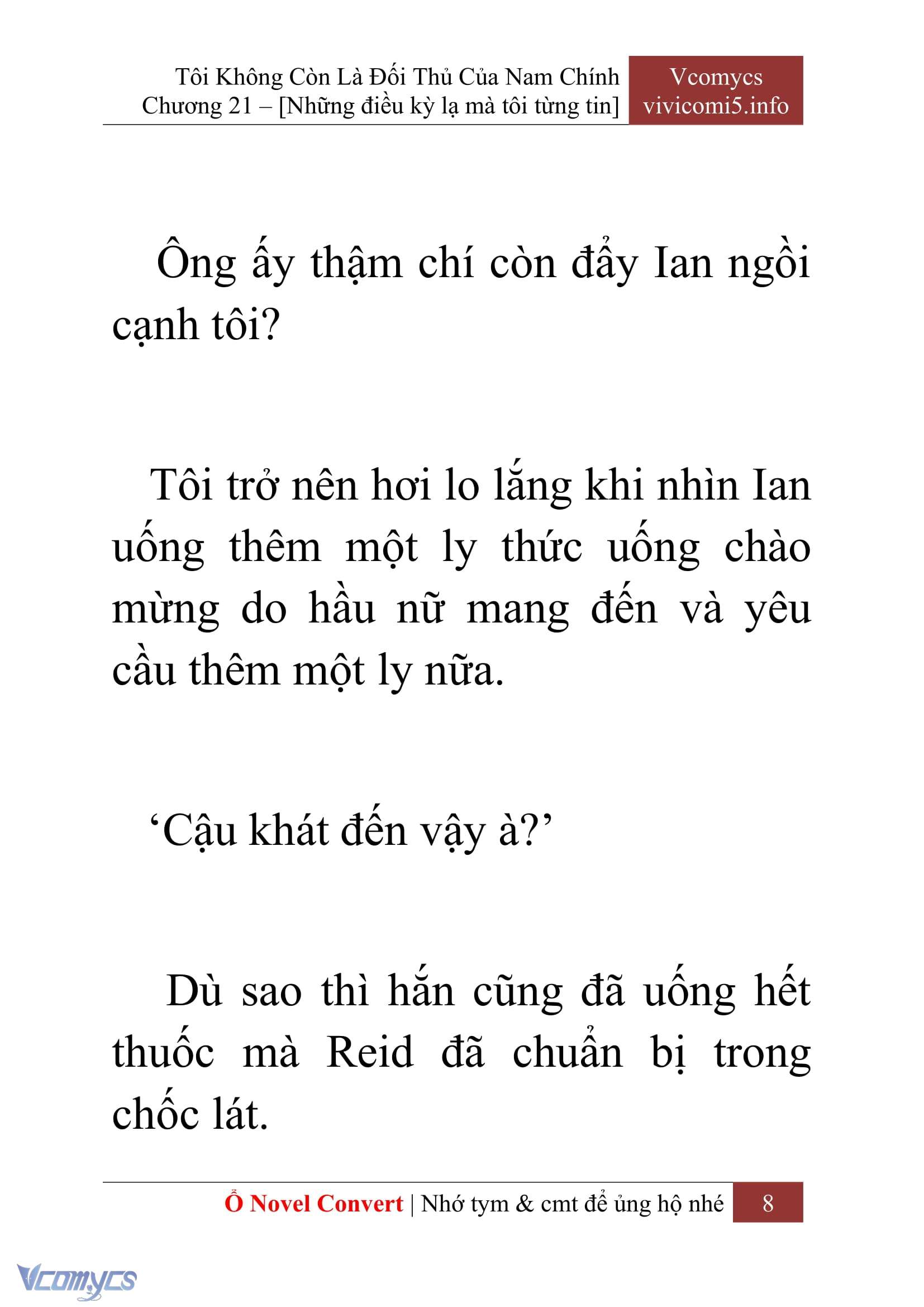 [Novel] Tôi Không Còn Là Đối Thủ Của Nam Chính Chapter  21 - 10