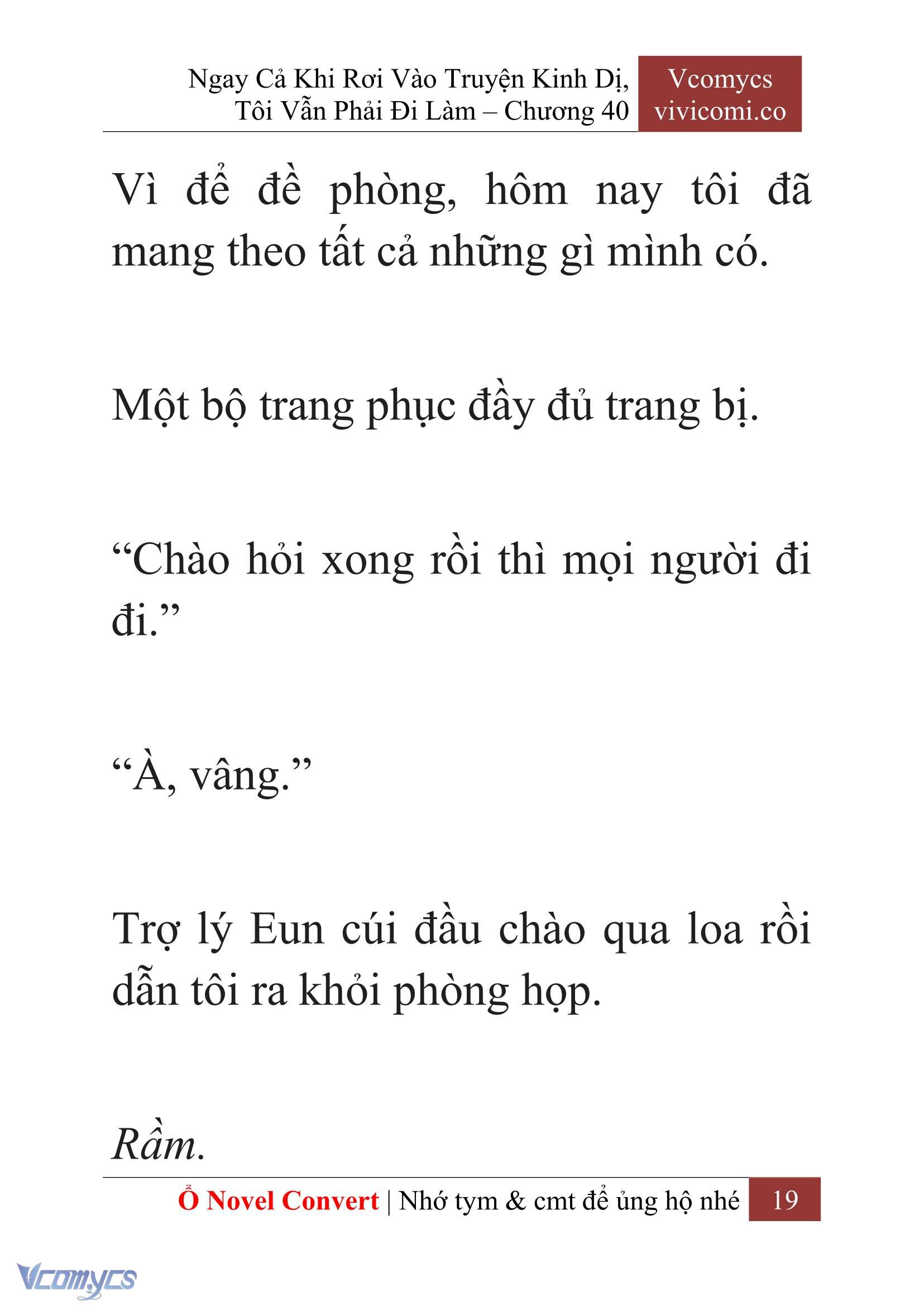 [Novel] Ngay Cả Khi Rơi Vào Truyện Kinh Dị, Tôi Vẫn Phải Đi Làm Chapter  40 - 21