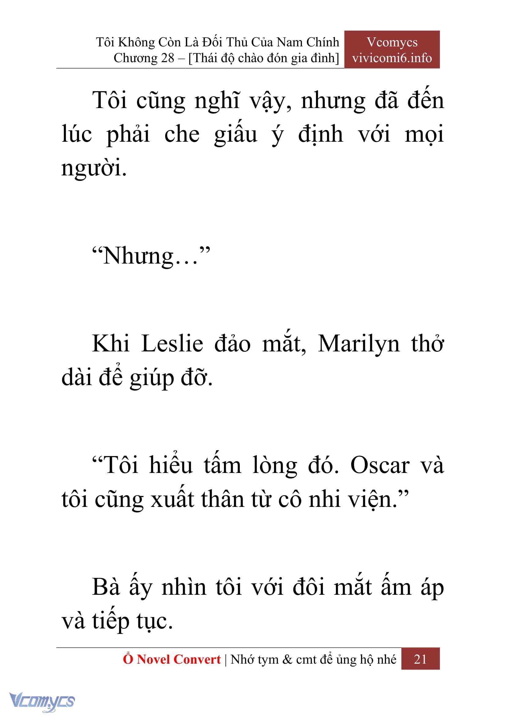 [Novel] Tôi Không Còn Là Đối Thủ Của Nam Chính Chapter  28 - 23