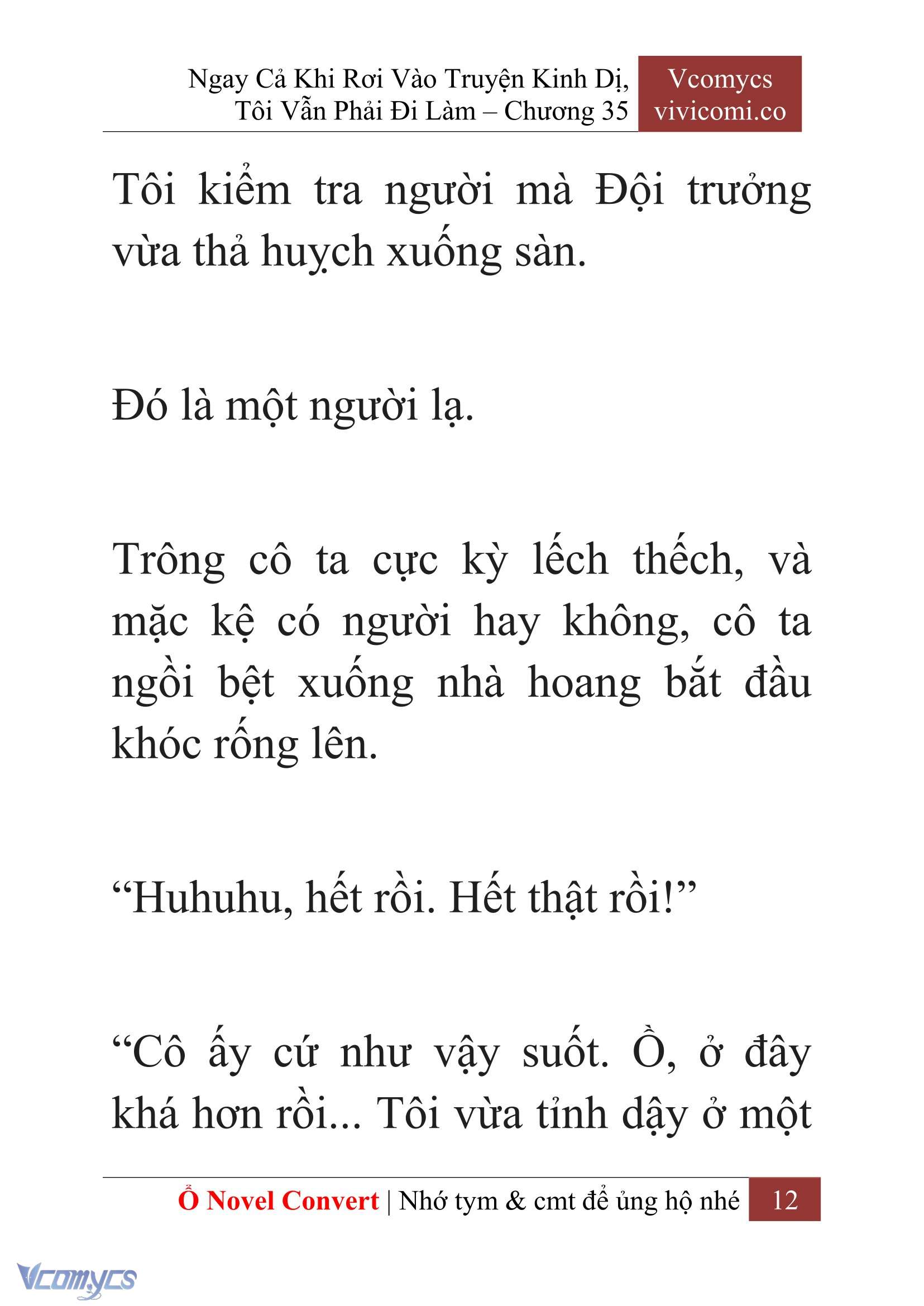 [Novel] Ngay Cả Khi Rơi Vào Truyện Kinh Dị, Tôi Vẫn Phải Đi Làm Chapter  35 - 14