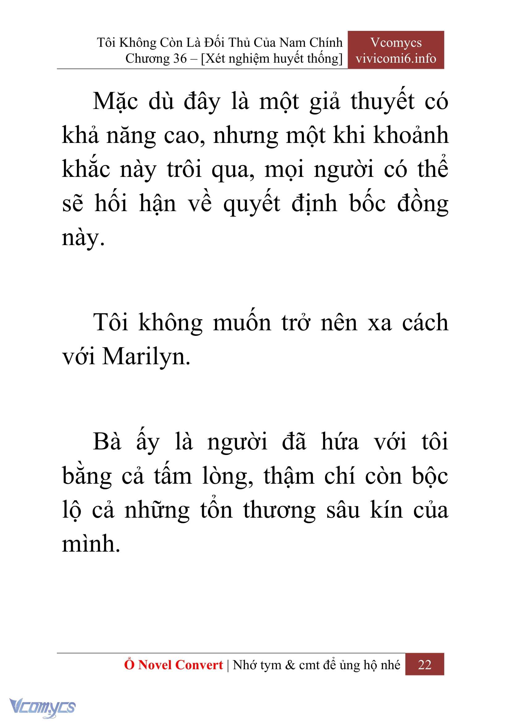 [Novel] Tôi Không Còn Là Đối Thủ Của Nam Chính Chapter  36 - 24